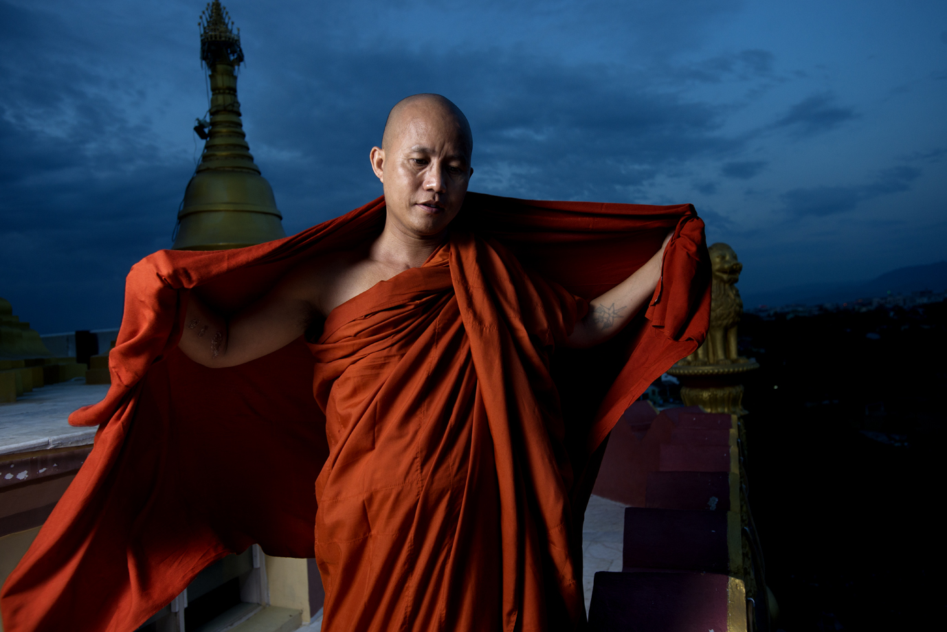  Extremist Buddhist monk, Ashin Wirathu, Mandalay / Burma 
