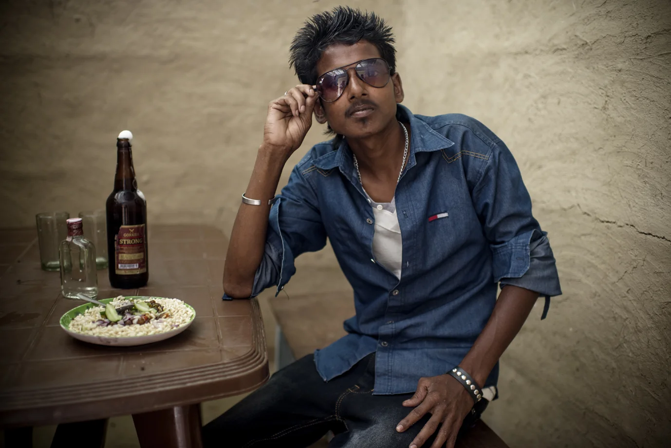 A Gulf man ( someone who went the gulf region as a migrant worker and returned home with assets ), Terai region / Nepal