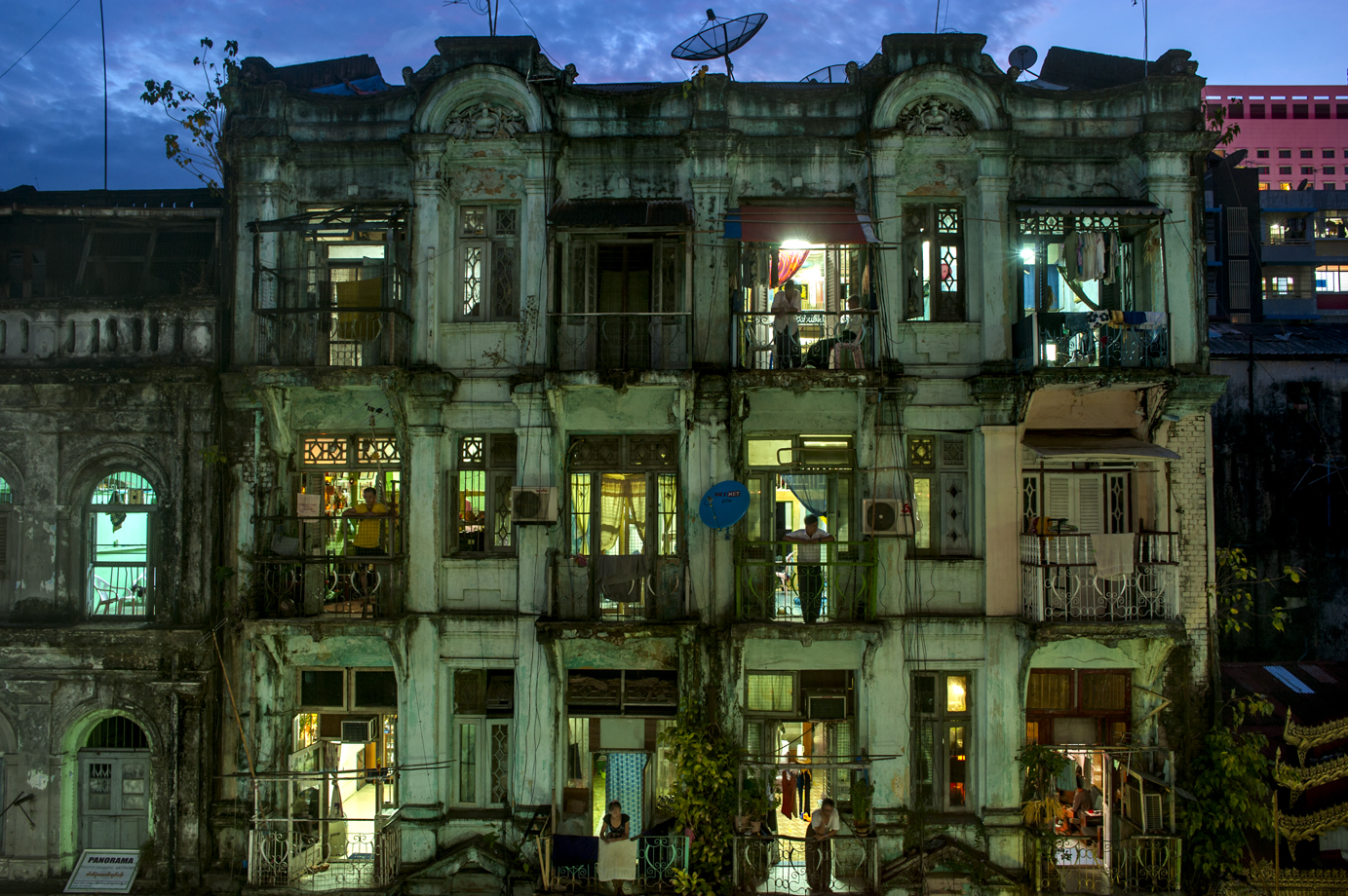  Victorian architecture, Yangon/ Burma 