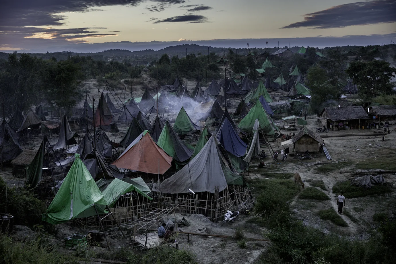 Oil Drilling camp / Burma - 2015