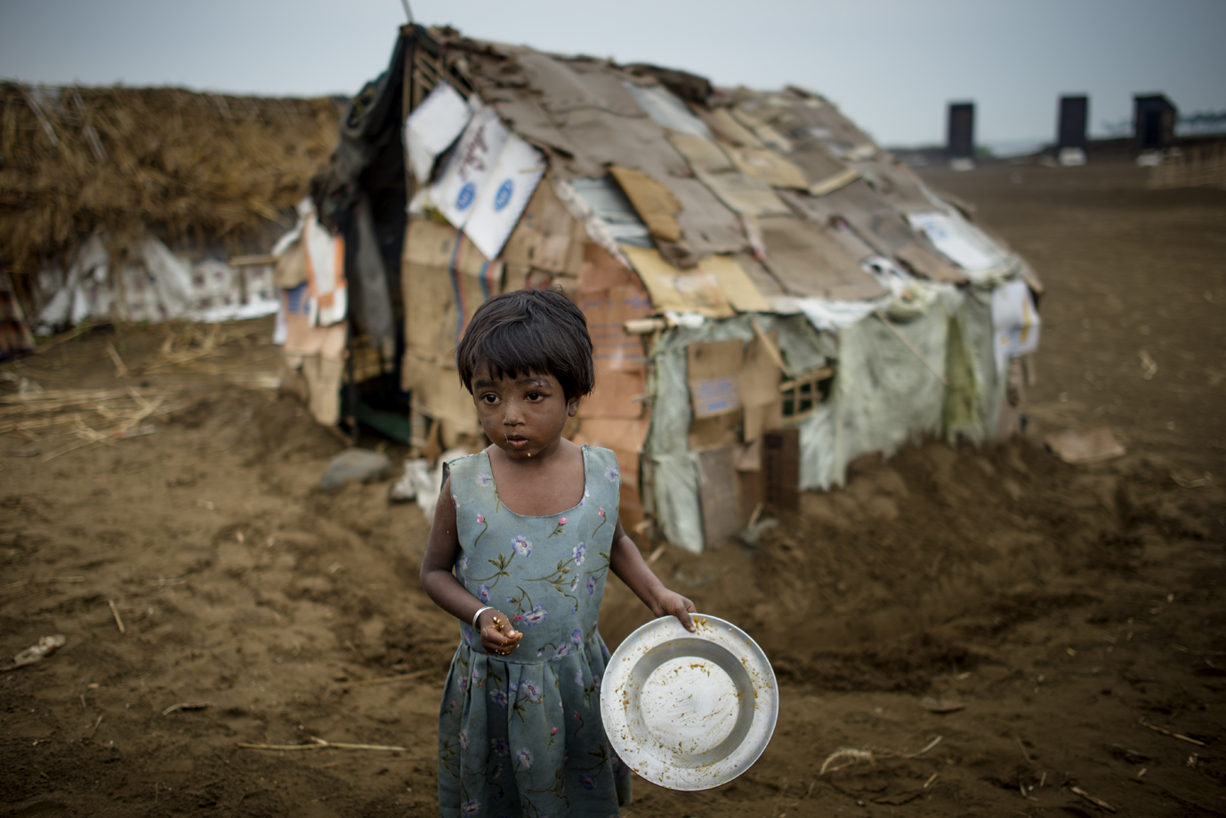  Rohingya girl in one of the many unregistered IDP camps, Sittwe, Rakhine state, Burma - 2013 
