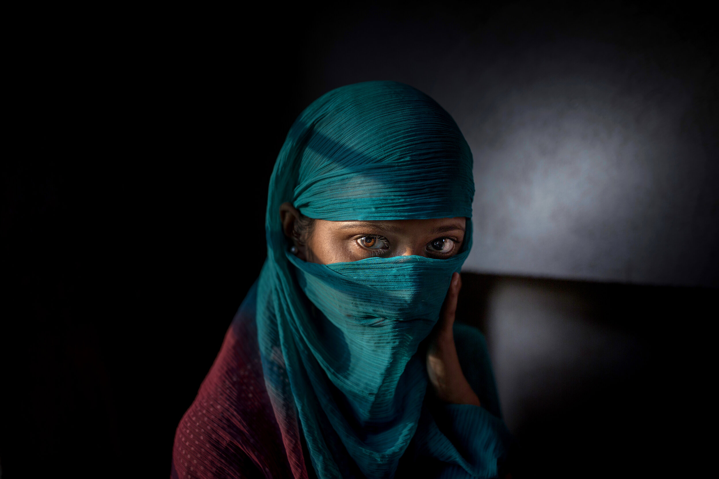  An anonymous rape victim, Calcutta / India. 