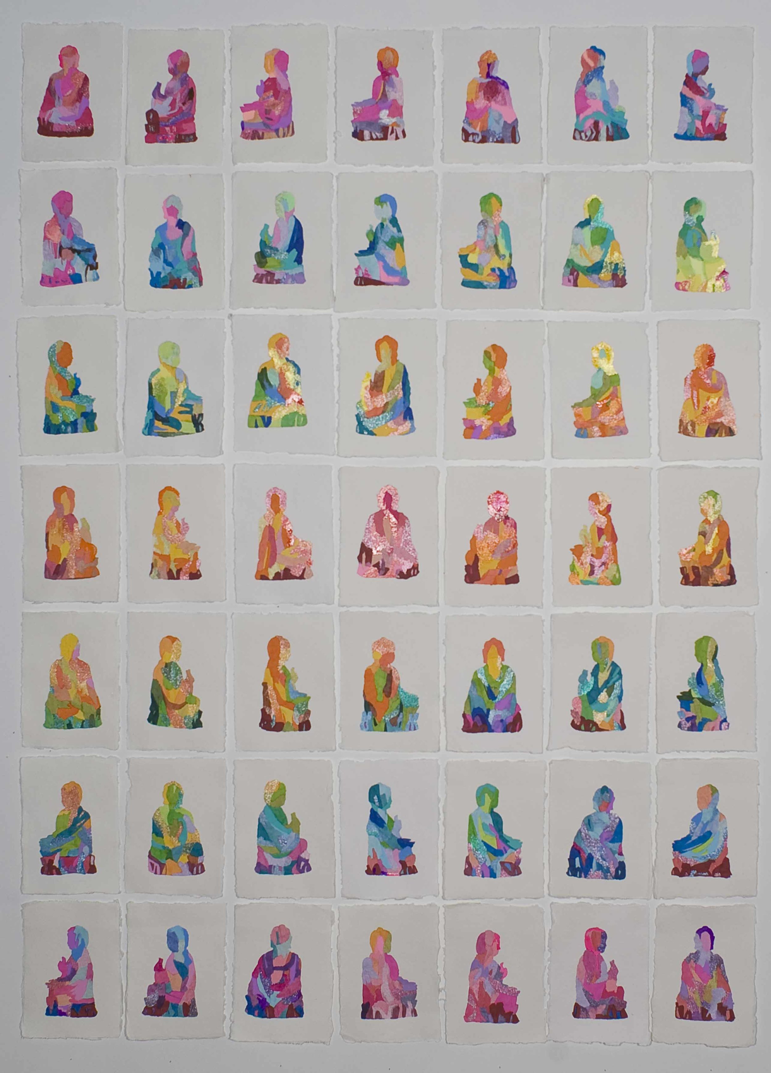 49 Views of Buddha 2008, ink on paper, 85x55cm.jpg