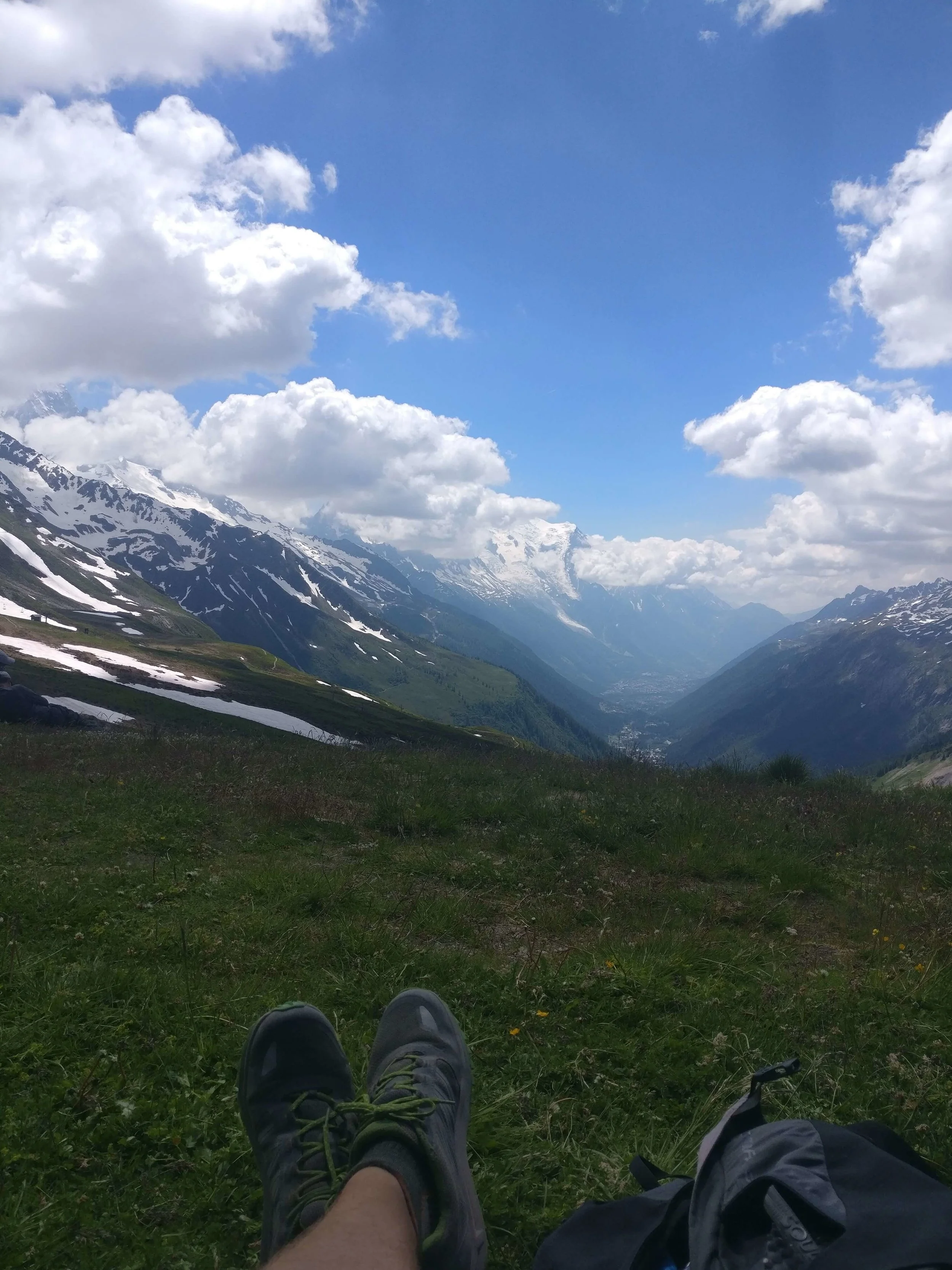 No matter the time constraint, there should always time for a lunch break on the Walker’s Haute Route