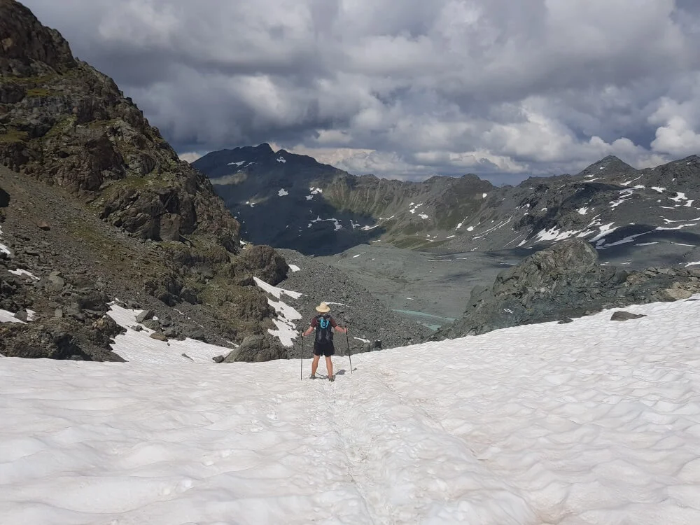 Entering the Grand Desert on the Walker’s Haute Route