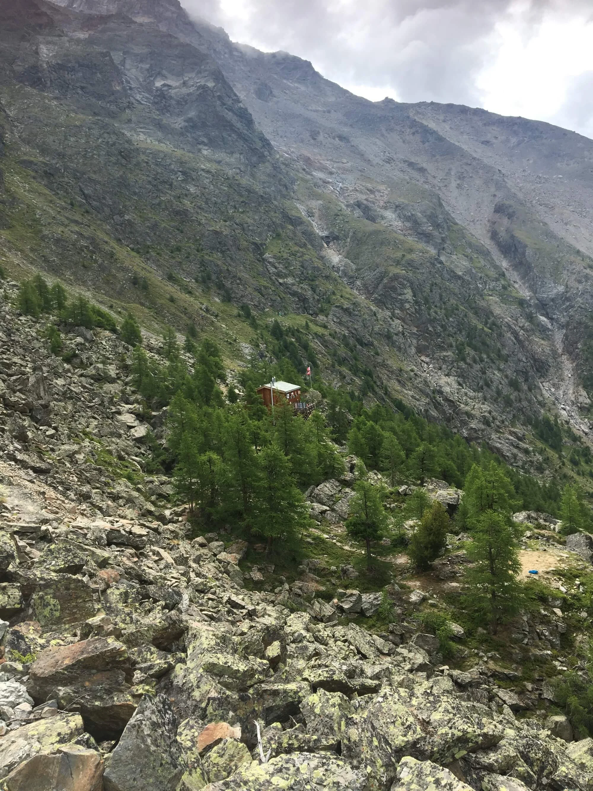 Europahütte: A favourite location for hikers to spend the night while completing the Europaweg trail