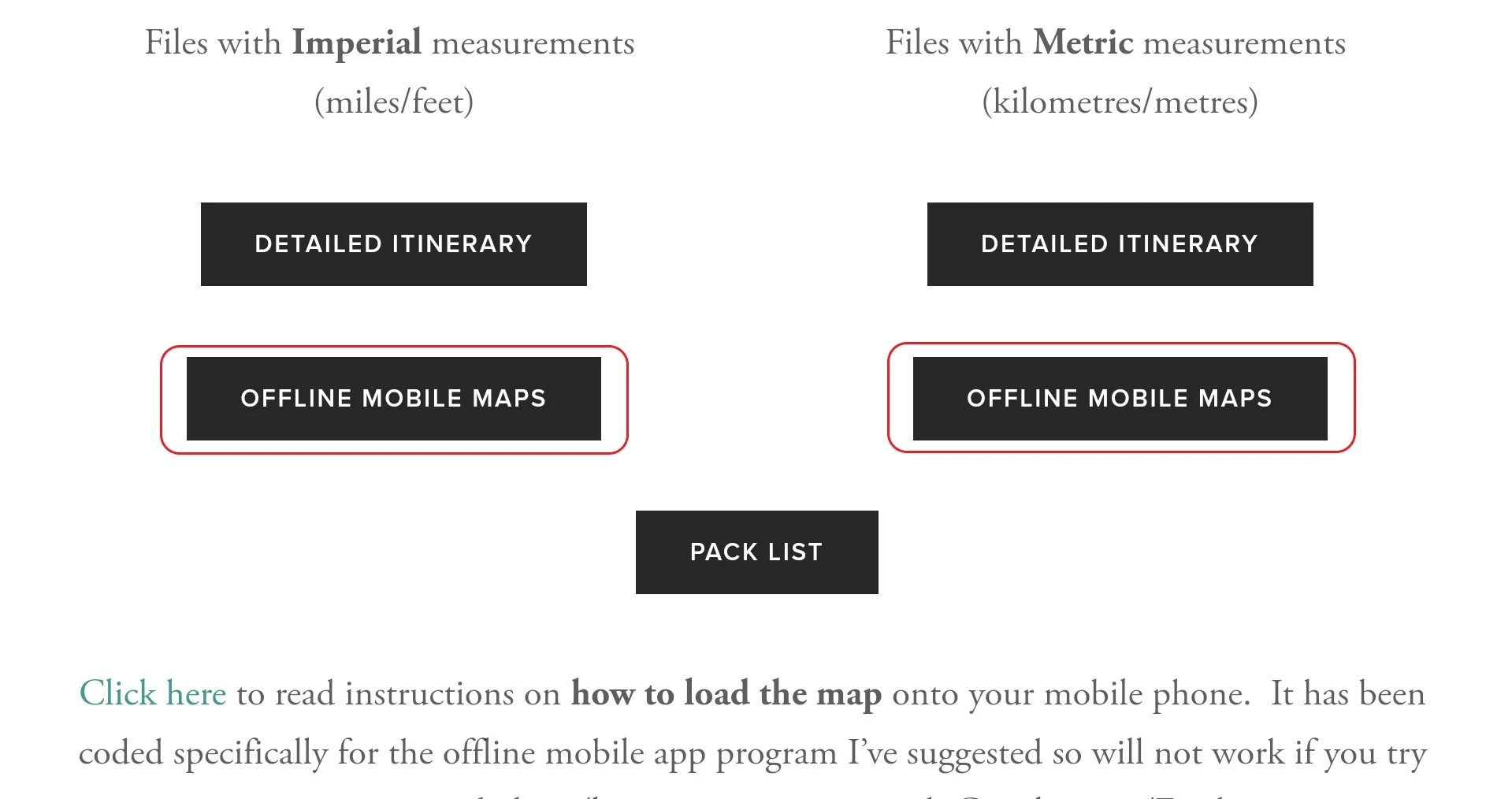 Image 1: Click on the Offline mobile maps button in your portal to download the file. Select Open