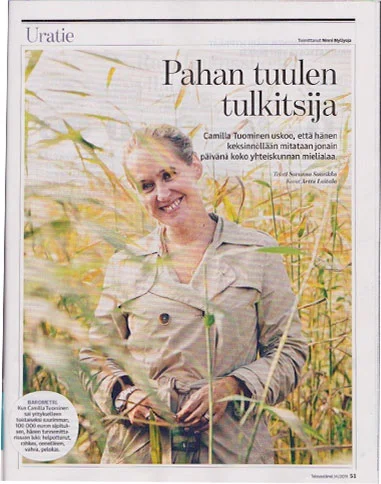 Talouselämä: “Pahan tuulen tulkitsija”, 3.10.2014