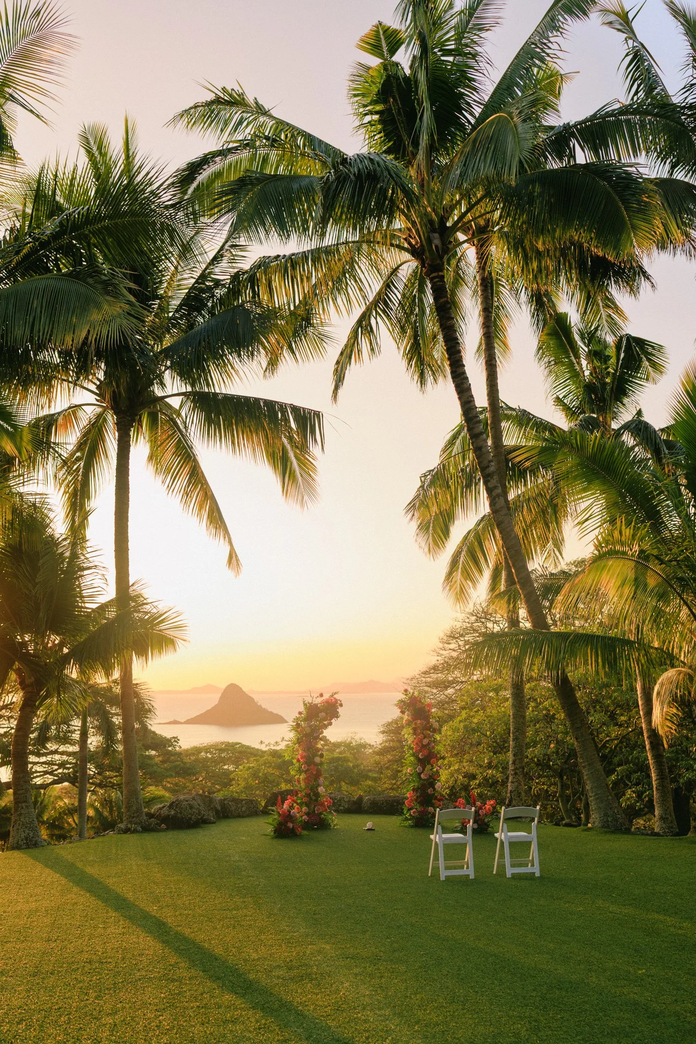 Paliku Gardens Elopement at Kualoa Ranch - A Cinematic Sunrise Wedding on Oahu