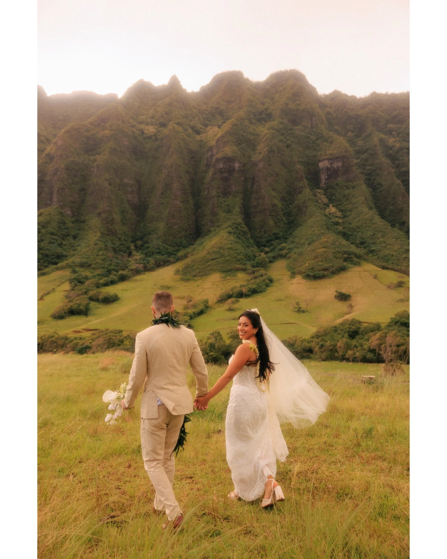 Nicole &amp; Ethan's Sunrise Elopement at Paliku Gardens and Jumanji
