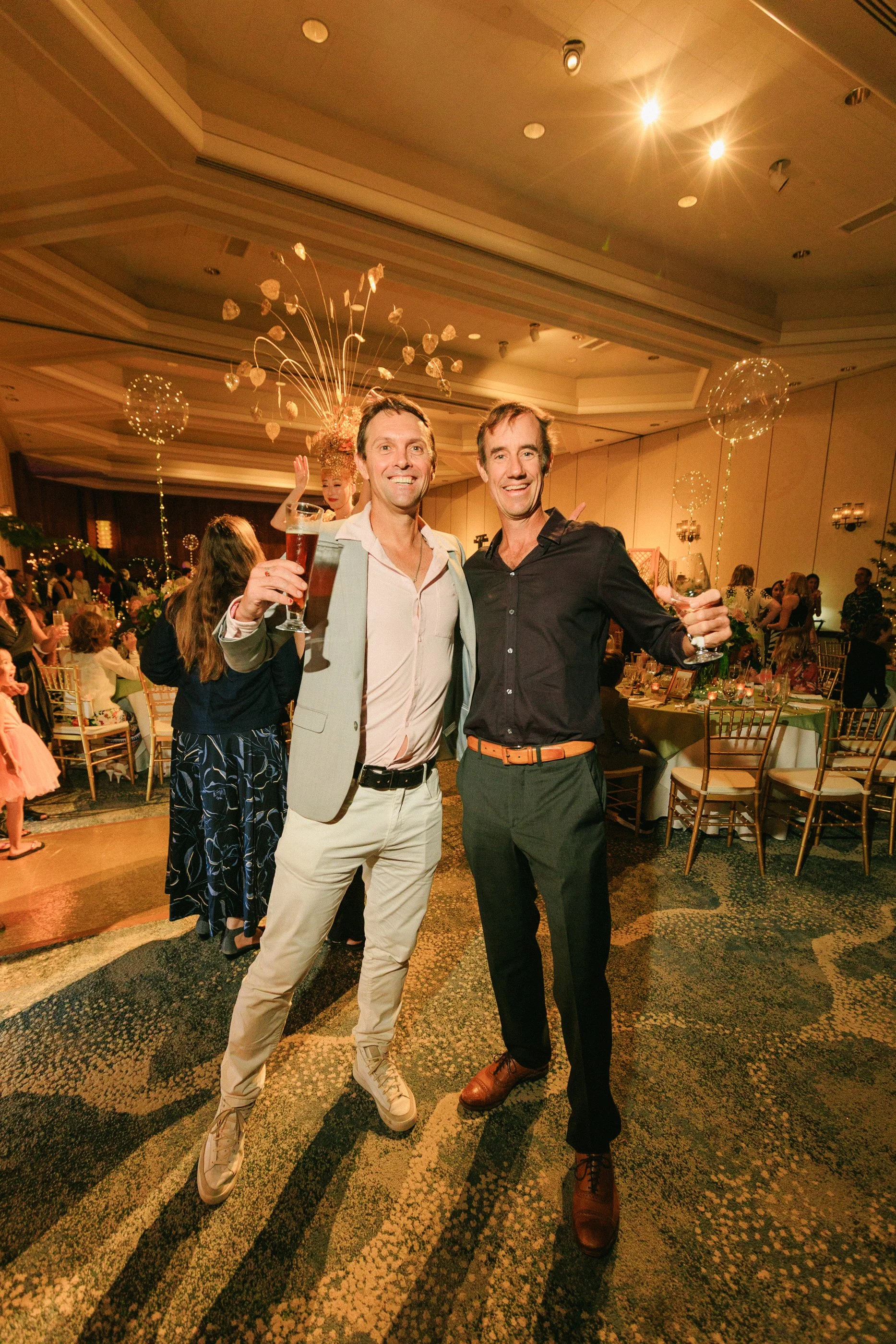 Candle lighting during a bat mitzvah reception at Halekulani Waikiki