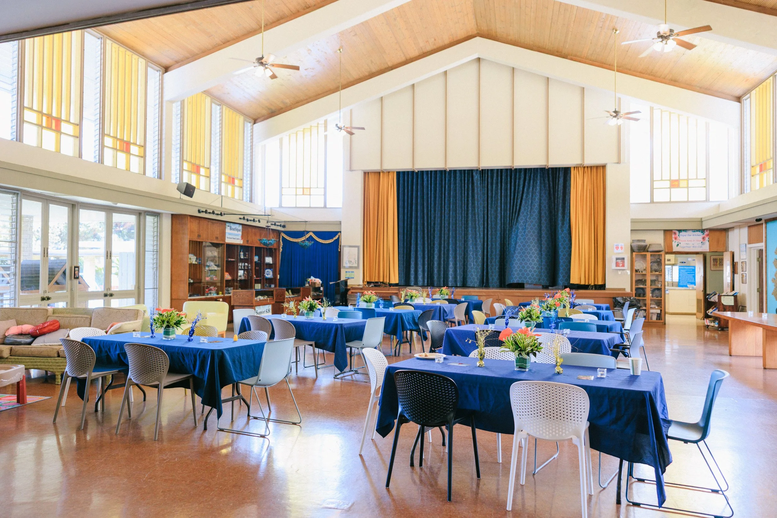 Jewish bar mitzvah ceremony Temple Emanu-El Honolulu interior