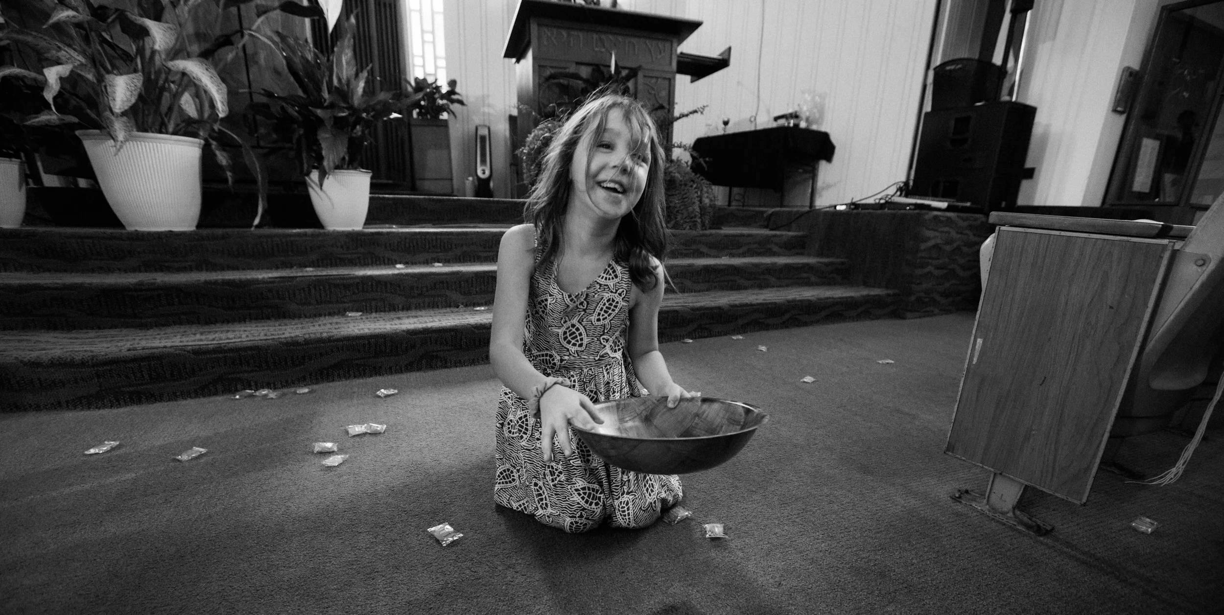 fun candy pickup moment bar mitzvah ceremony Honolulu Hawaii