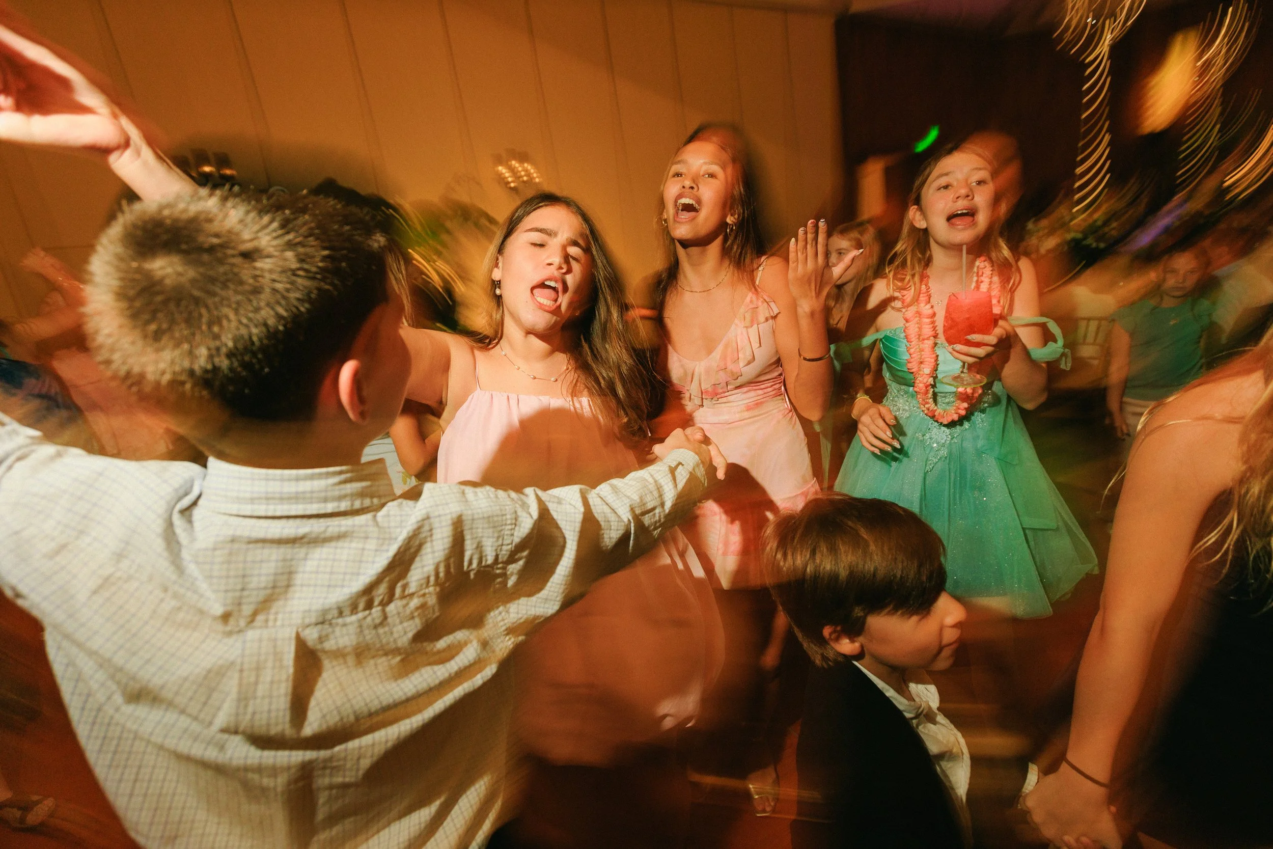 Elegant ballroom setup for a bat mitzvah at Halekulani Waikiki