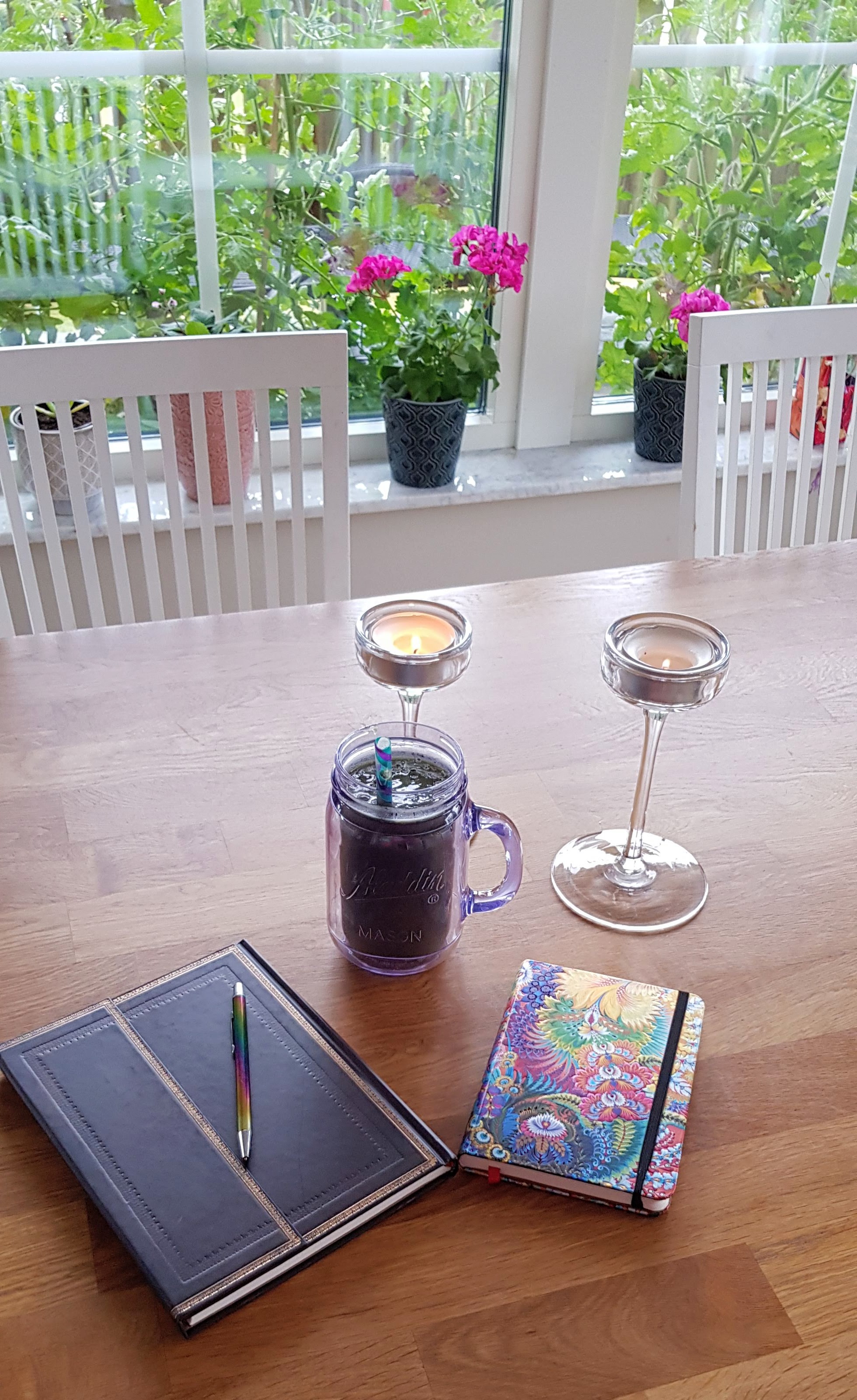 Mysiga stunder med morning pages och tacksamhetsbok <3