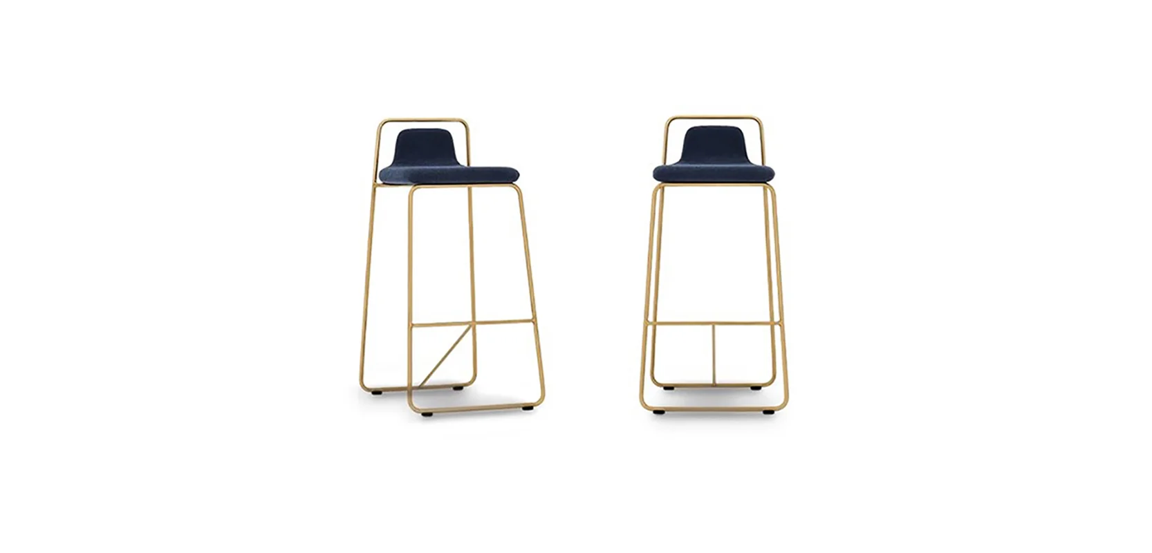 KUAN BAR CHAIR BRAND: FNJI WEB: www.fnji.com Kuan bar chair is the derivative of Kuan chair, It is given new functions and form.It use high-quality metal to make the frame and high-class wool fabric to make seat and back part, Kuan Bar Chair shows elegance in a slender outline.