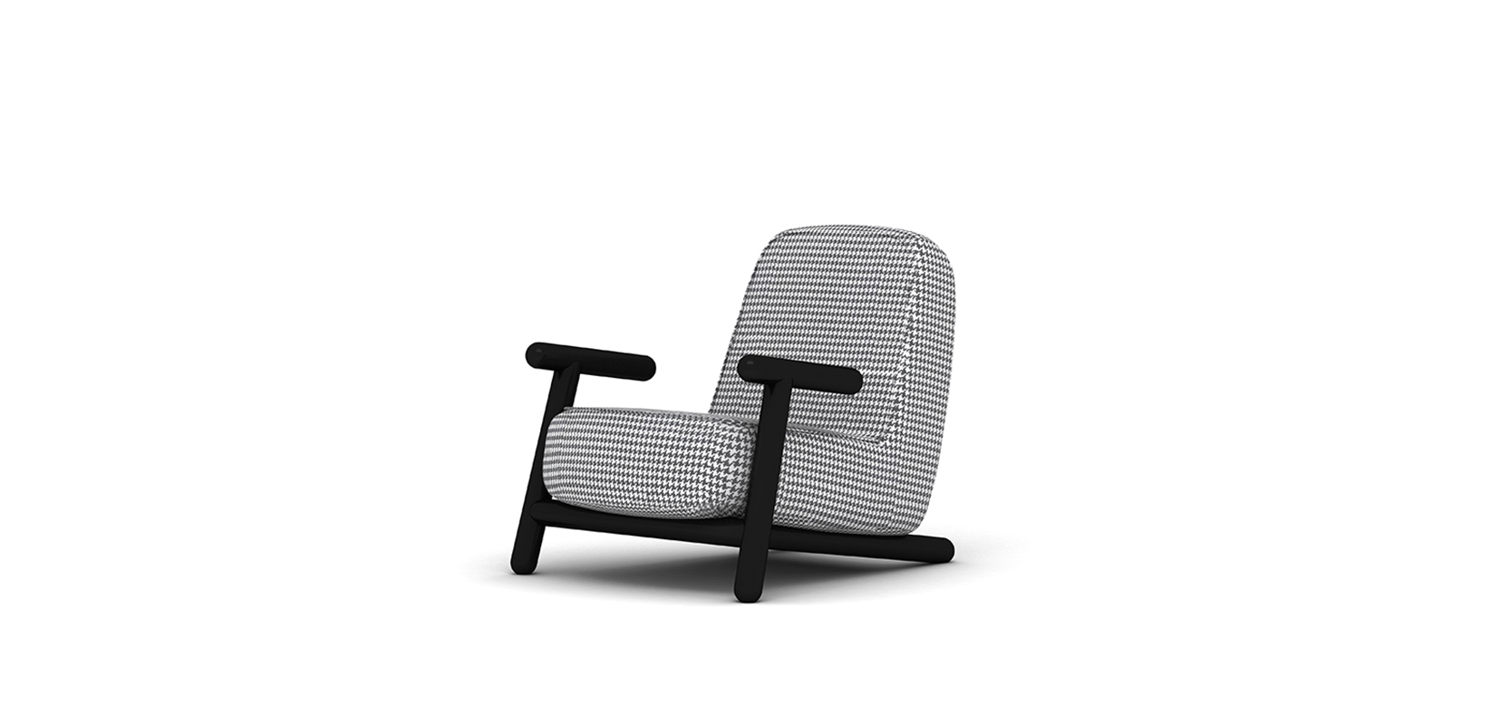 BOLD ARMCHAIR BRAND: HC28 WEB: www.hc28.com.cn The design of Bold Armchair echoes with the concept of “Be bold” in an ingenious method. The entire image of Bold Armchair is plump and filled. The cover is made of wool fabric. The wooden structure of the chair is recreated in a bold style.