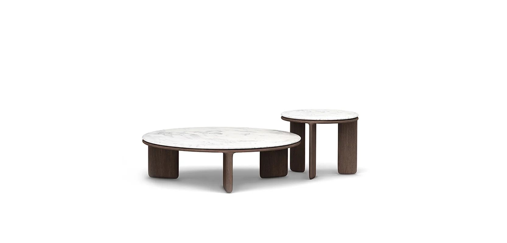 OASIS TABLE BRAND: HC28 WEB: www.hc28.com.cn Combining with two kinds of natural materials: wood and stone, Oasis dining table and coffee tables use abstract design language to express modern life. The different textures of the tabletop and legs, providing a unique sensory experience.