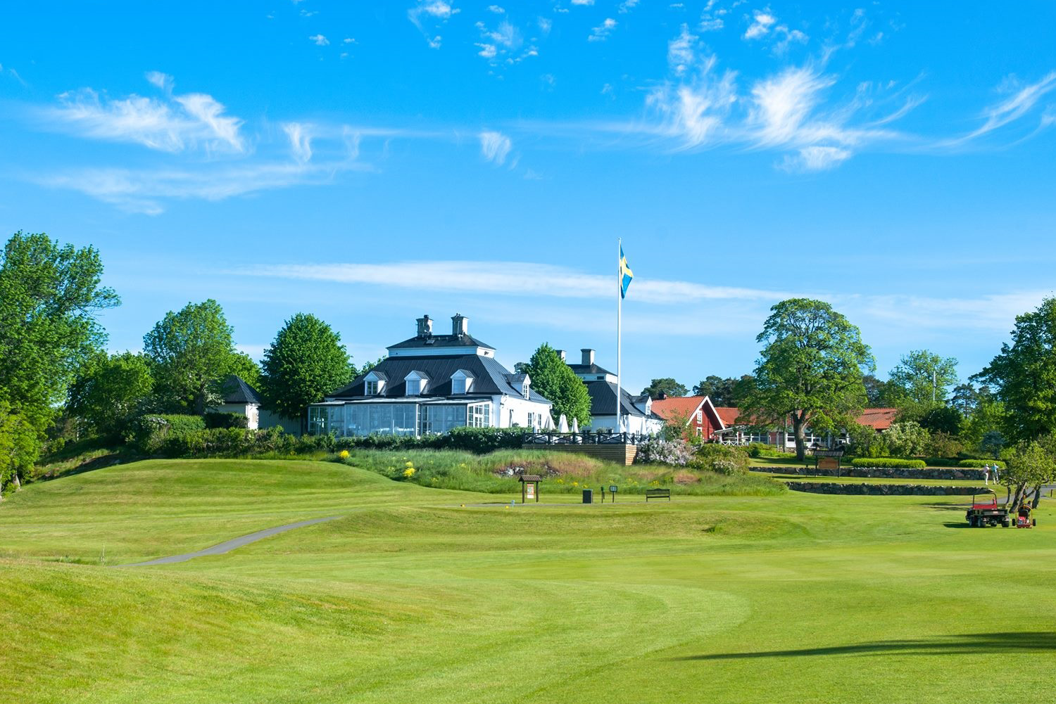 Fågelbro Golfklubb, klubbhuset.