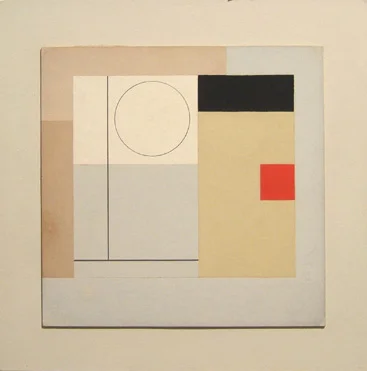 Ben Nicholson, Painting 1943 (version VI midget) 19.1 x 19.1 cms (7 1/2 x 7 1/2 ins)