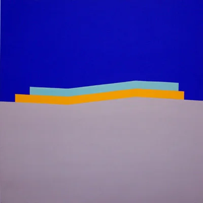 Wake, 1965, Acrylic on cotton duck, 213 x 213 cms
