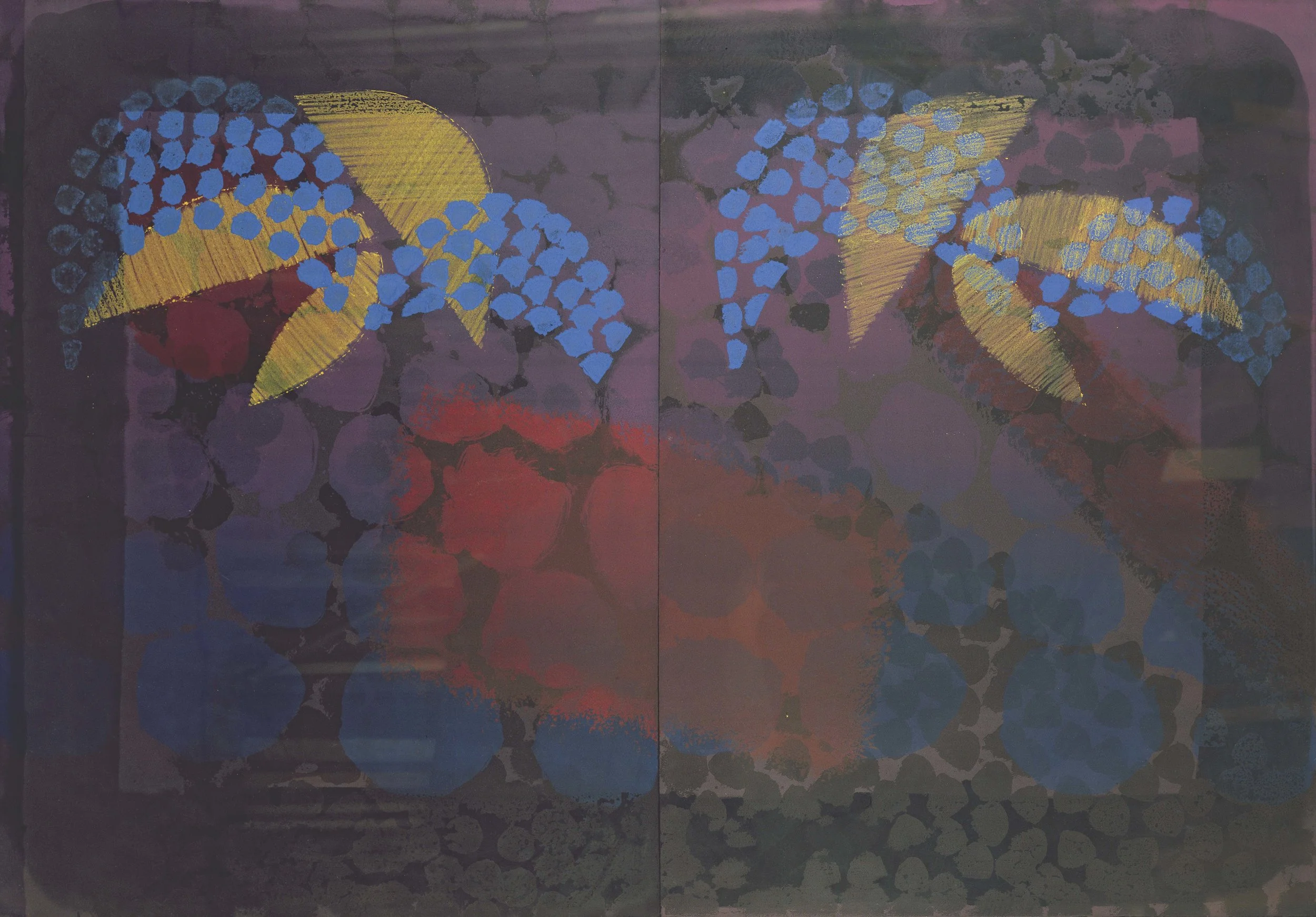 Howard Hodgkin, for bernard jacobson, 1979, Lithograph with hand colouring, Edition of 80, 105 x 149.9 cms (41 1/3 x 59 ins)