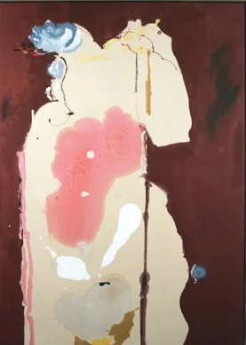 White Plumes, 1987, Acrylic on canvas, 220.98 x 157.48 cms (87 x 62 ins)