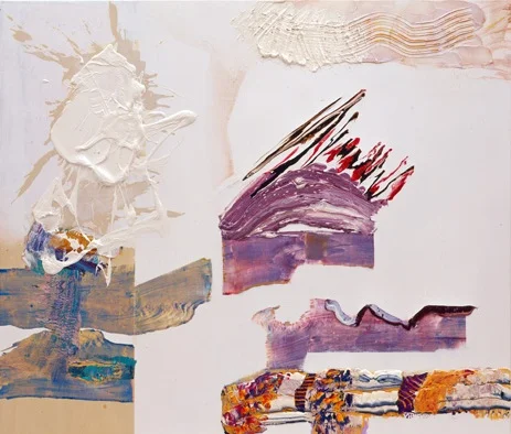 Tettnang, 2006, Oil and silkscreen on wood, 260 x 200 cms (102 x 78 ins)