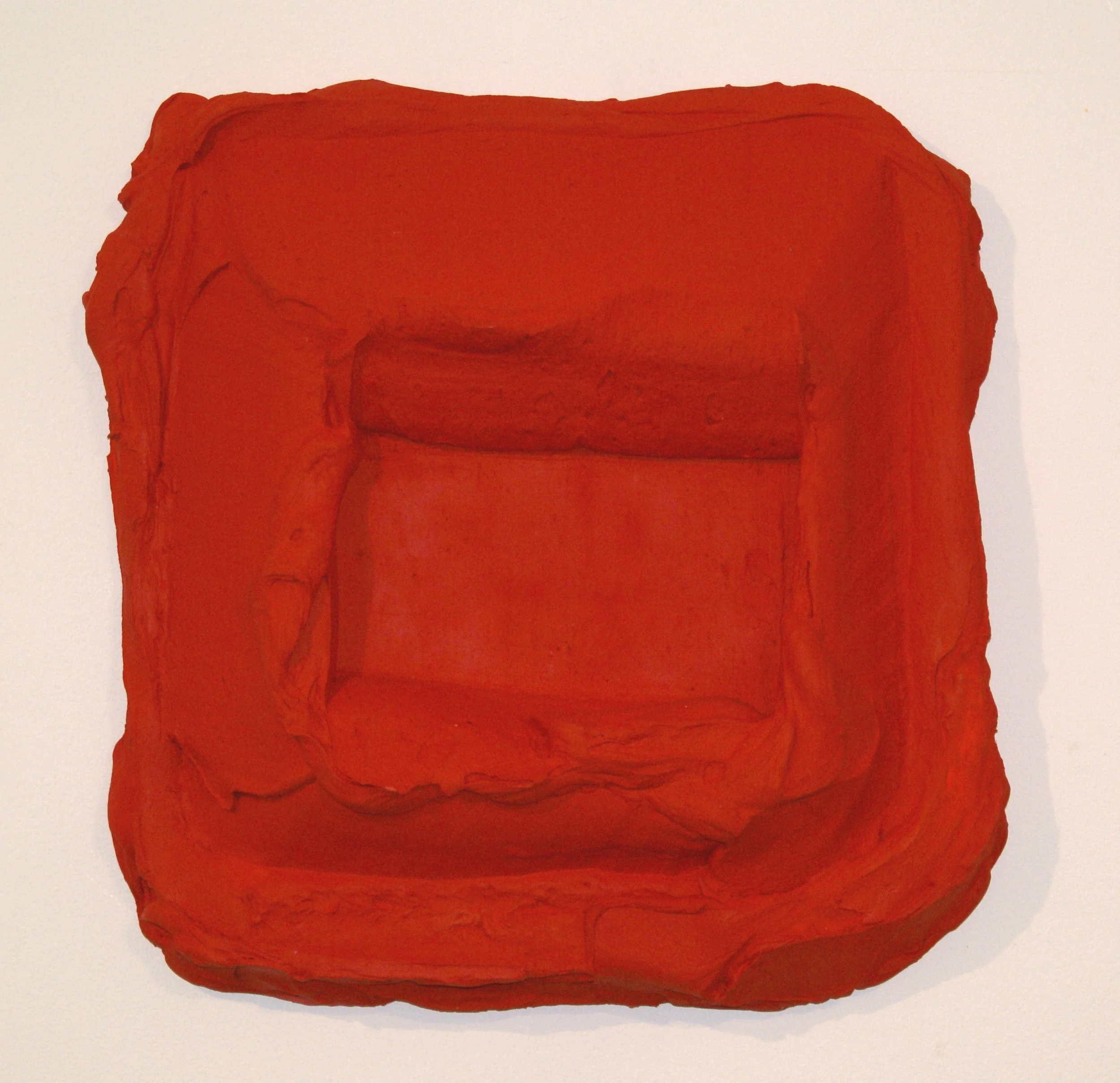 Bram Bogart, Rouge-Rouge , 2007, Mixed media, 50 x 50 cms (19 11/16 x 19 11/16 ins)