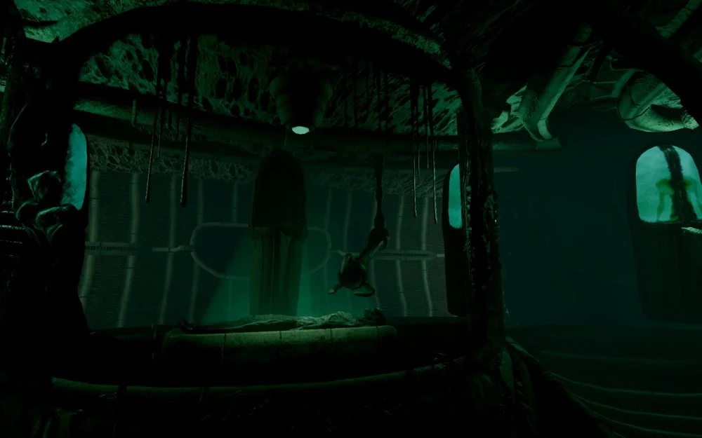 Operate horrifying alien technology to escape with your lives.
