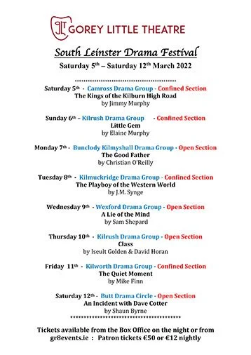 SOUTH LEINSTER DRAMA FESTIVAL