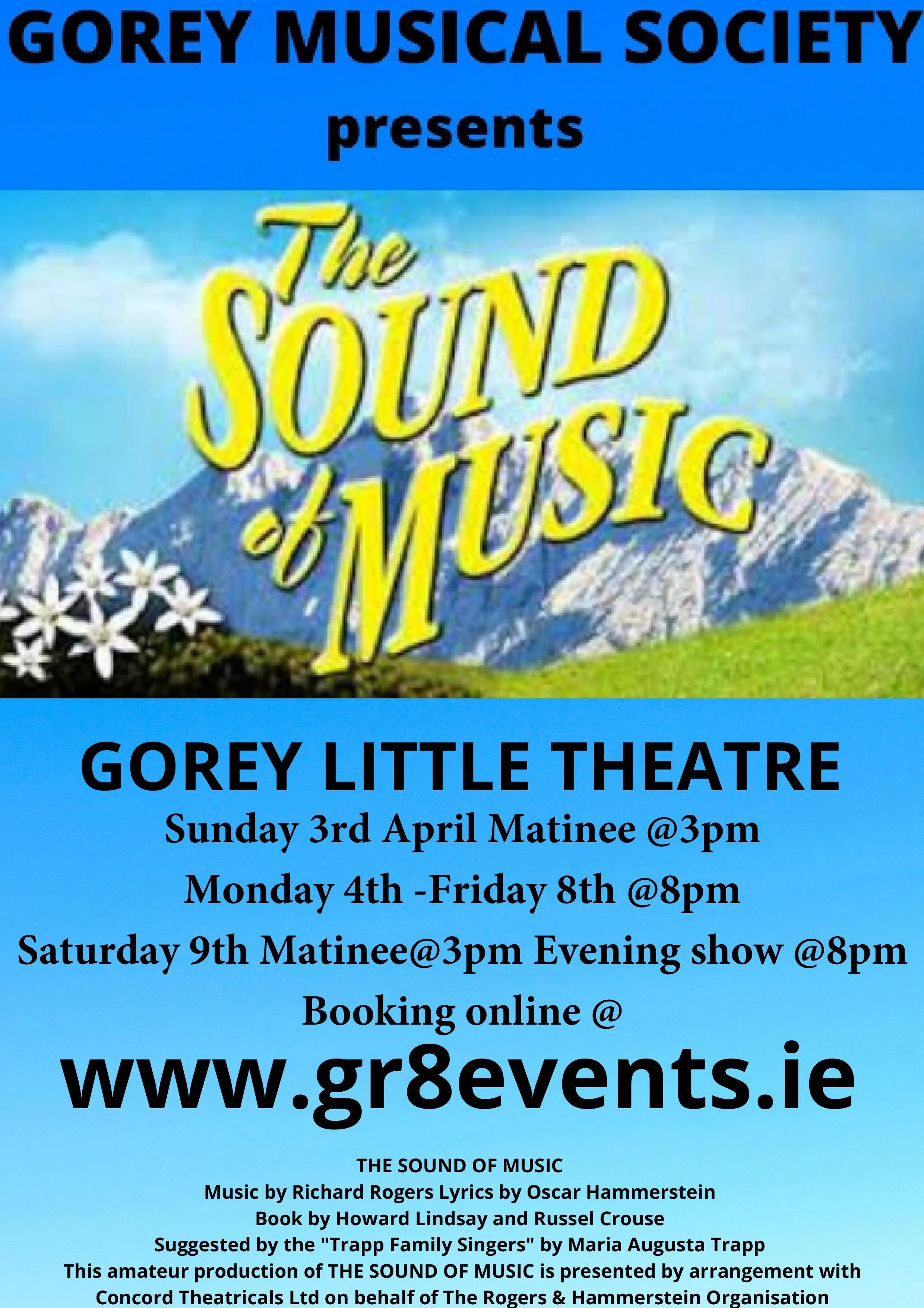 THE SOUND OF MUSIC SOLD OUT