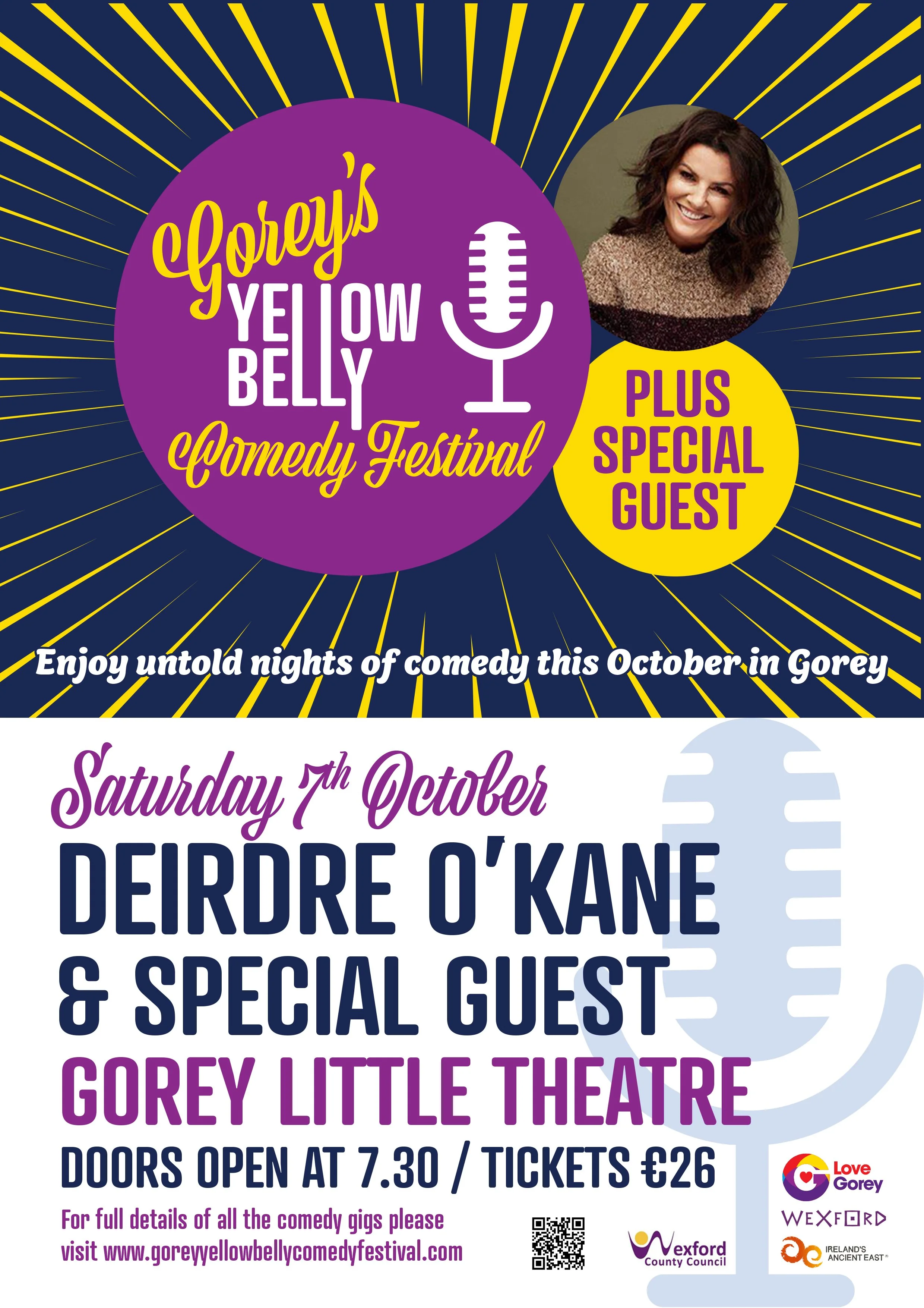 Deirdre O'Kane | Yellow Belly Comedy Festival