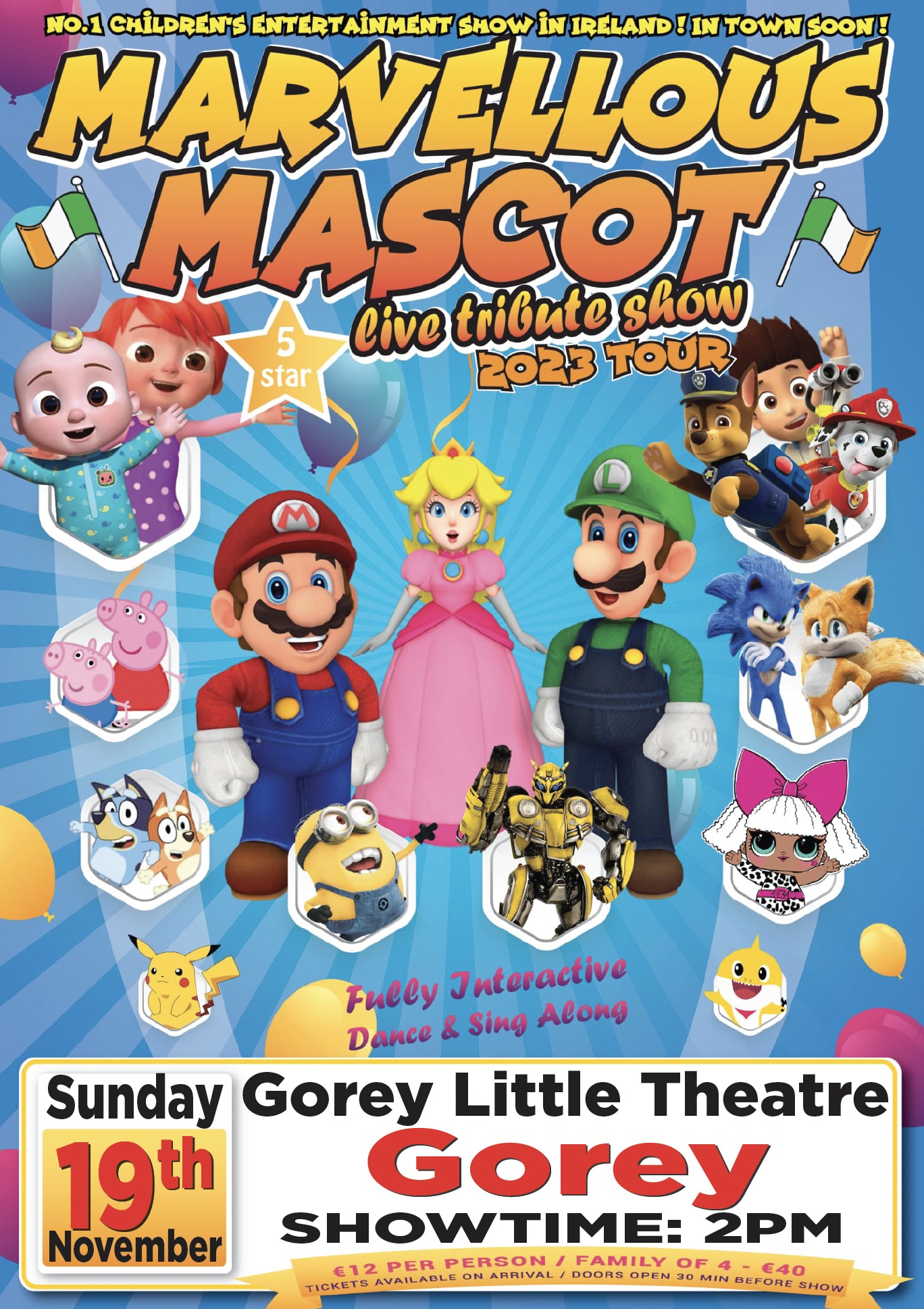 Marvellous Mascot - Live Tribute Show