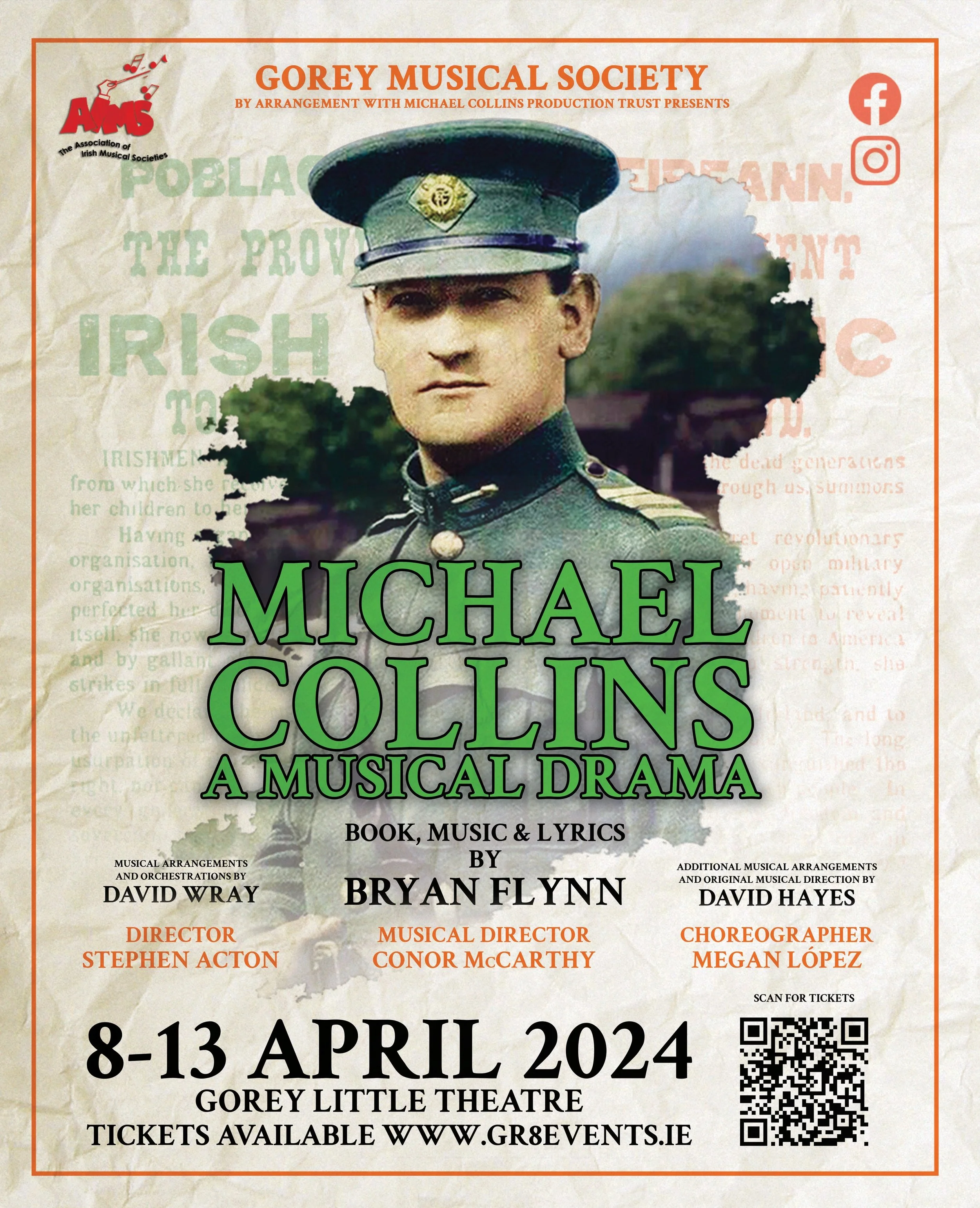 Michael Collins - A Musical Drama presented by Gorey Musical Society