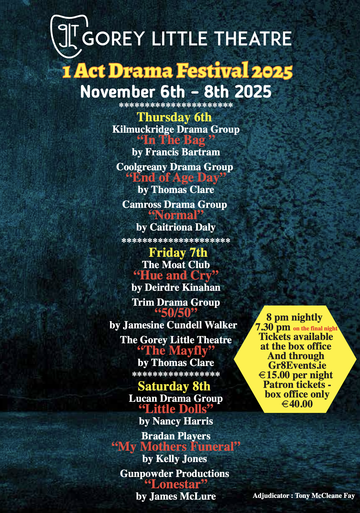 1 Act Drama Festival 2025