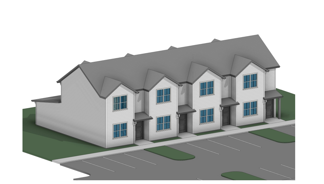 Building design rendering
