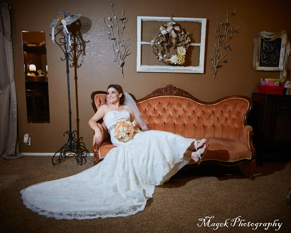 rustic wedding look