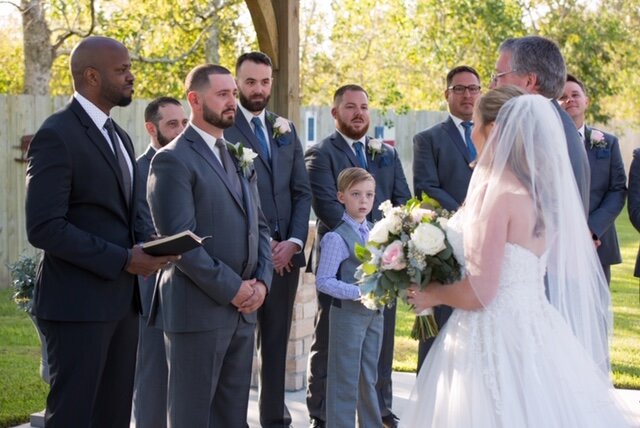 Traditional Slate Blue &amp; Gray Weddings near Houston, TX