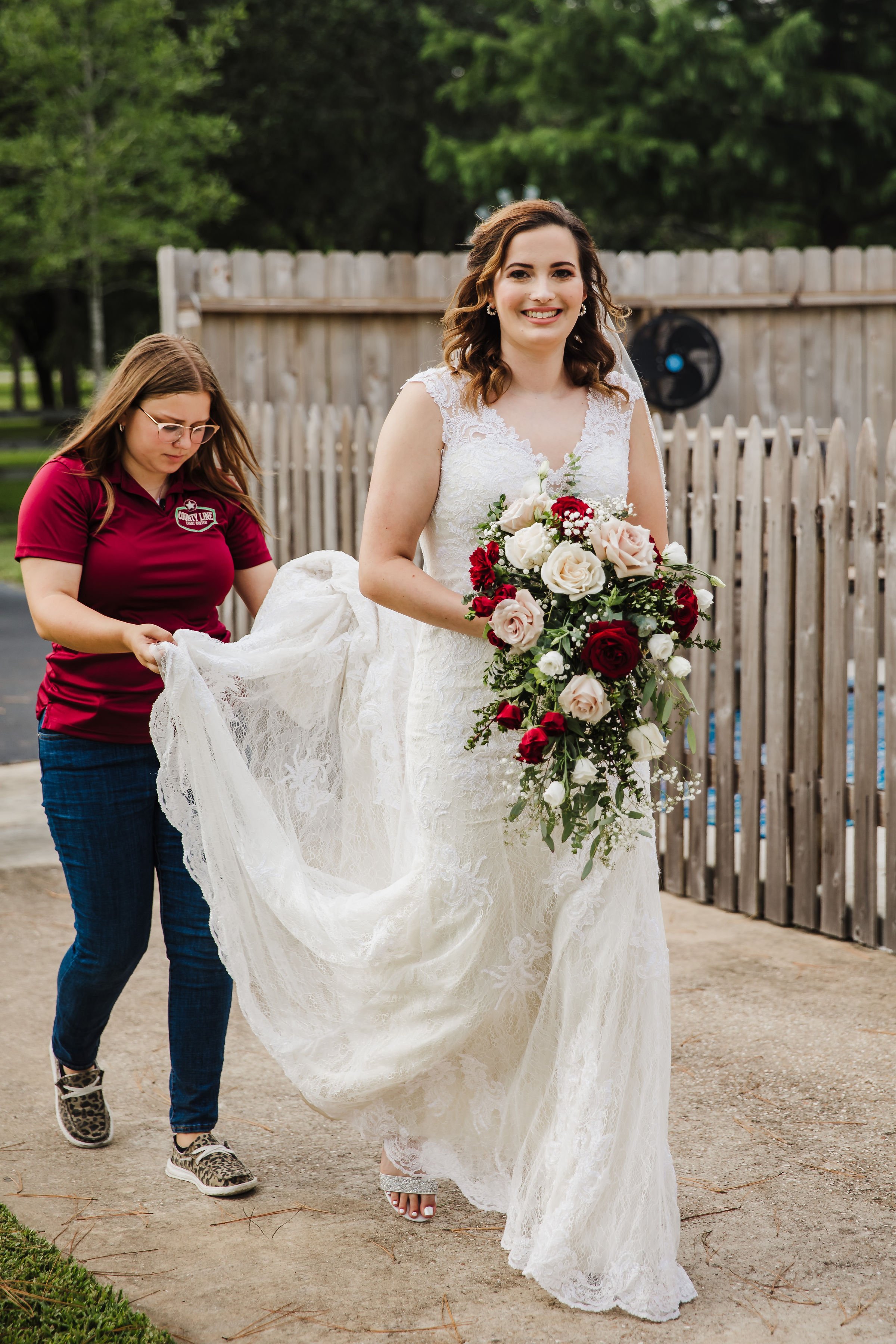 traditional farmhouse wedding pearland