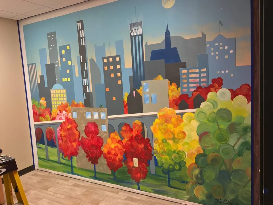 Exam Room at a pediatric doctors office. 