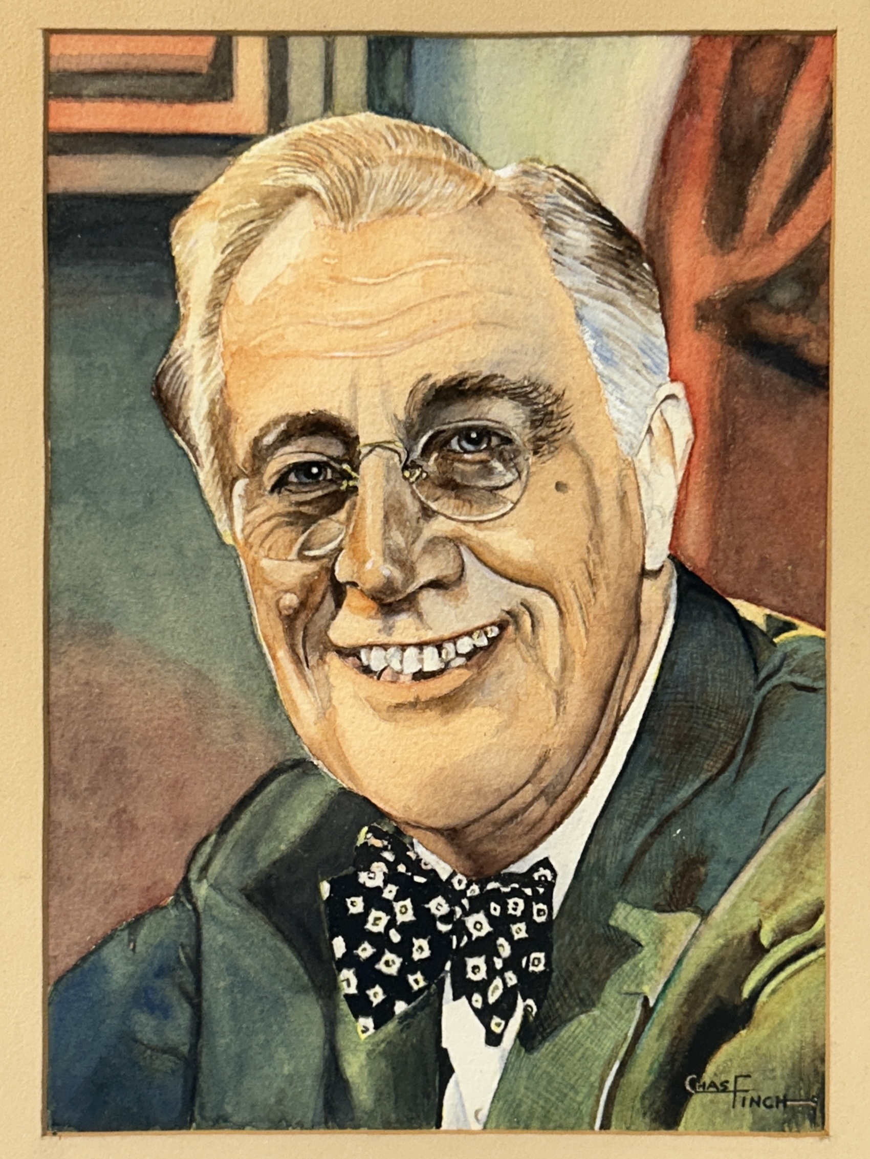 Watercolor portrait FDR bliceedwards.png