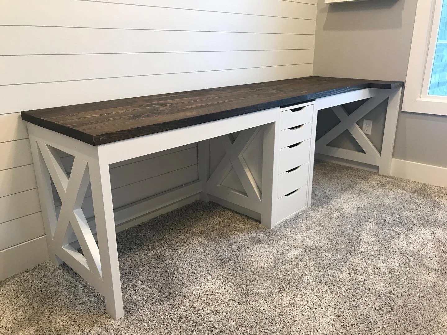 A Farmhouse Desk for Work from Home and Remote School