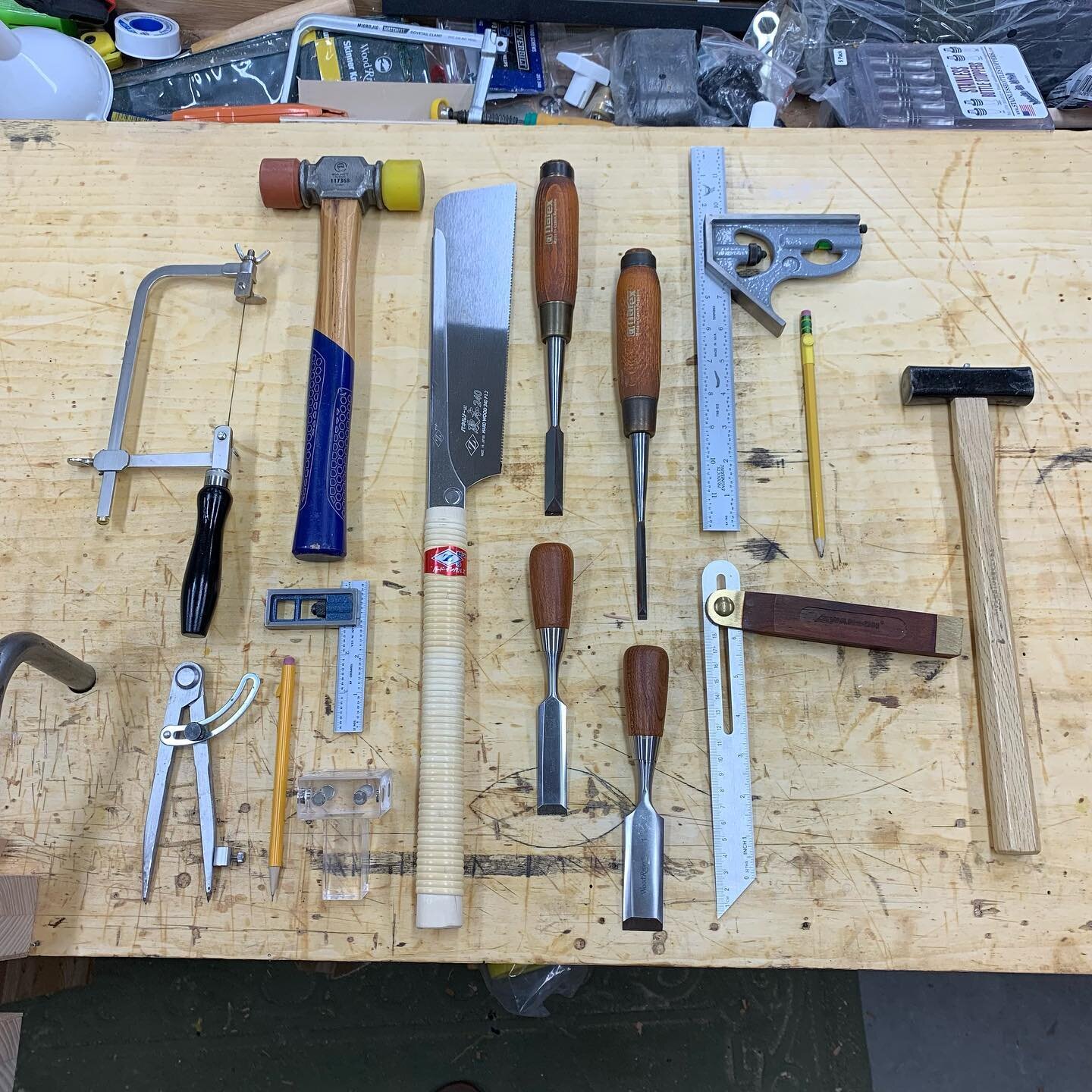 My tool setup for #dovetails 
.
.
.
.
.

#woodworking #woodshop #woodcraft #workshop #woodworker #woodwork #reclaimedwood #reclaimed #handmade #handcrafted #handmadegifts #indiana #fortwayne #fortwayneindiana #fortwaynewoodworking #myfortwayne #shopf