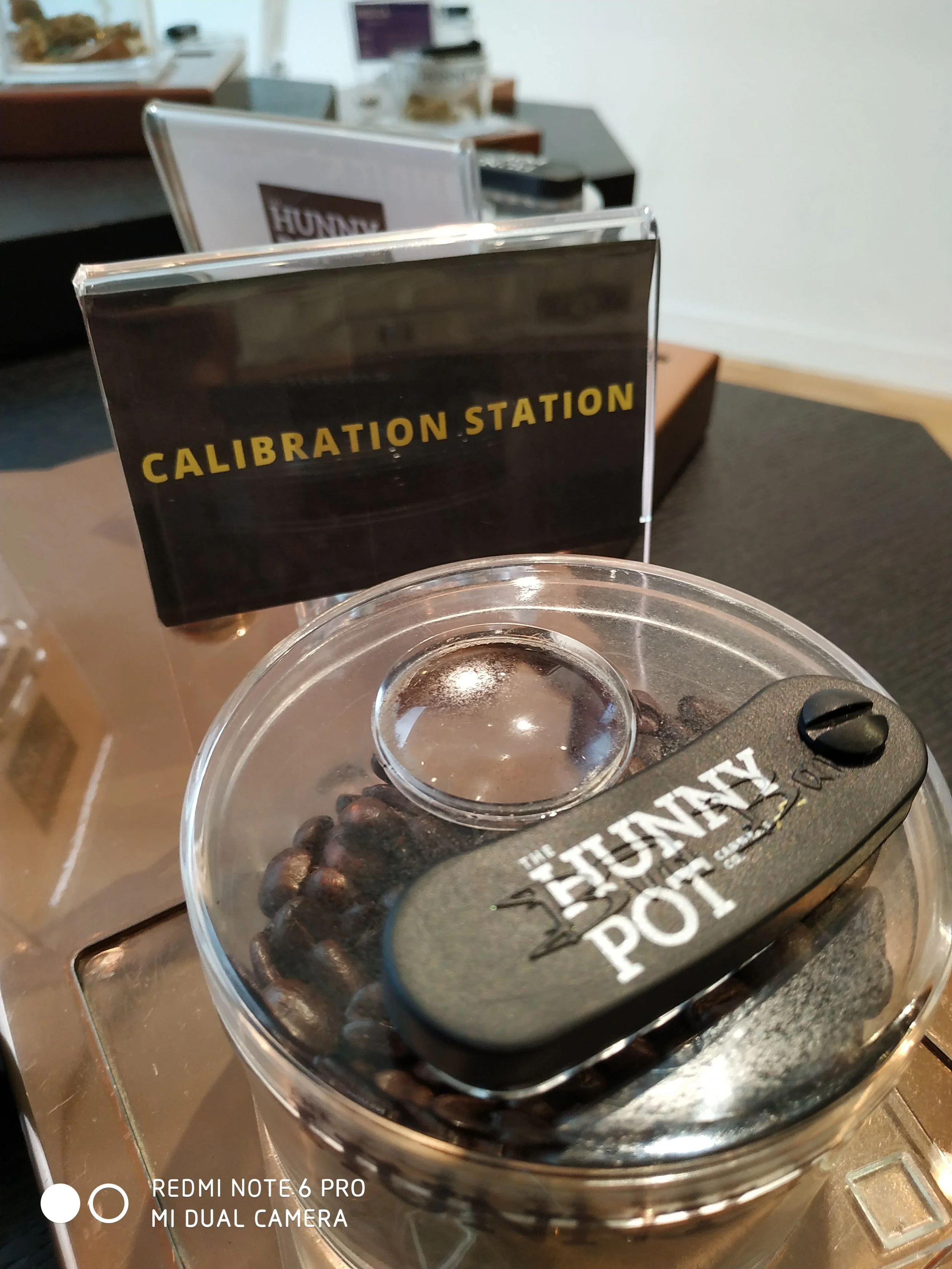 Coffee beans for calibration