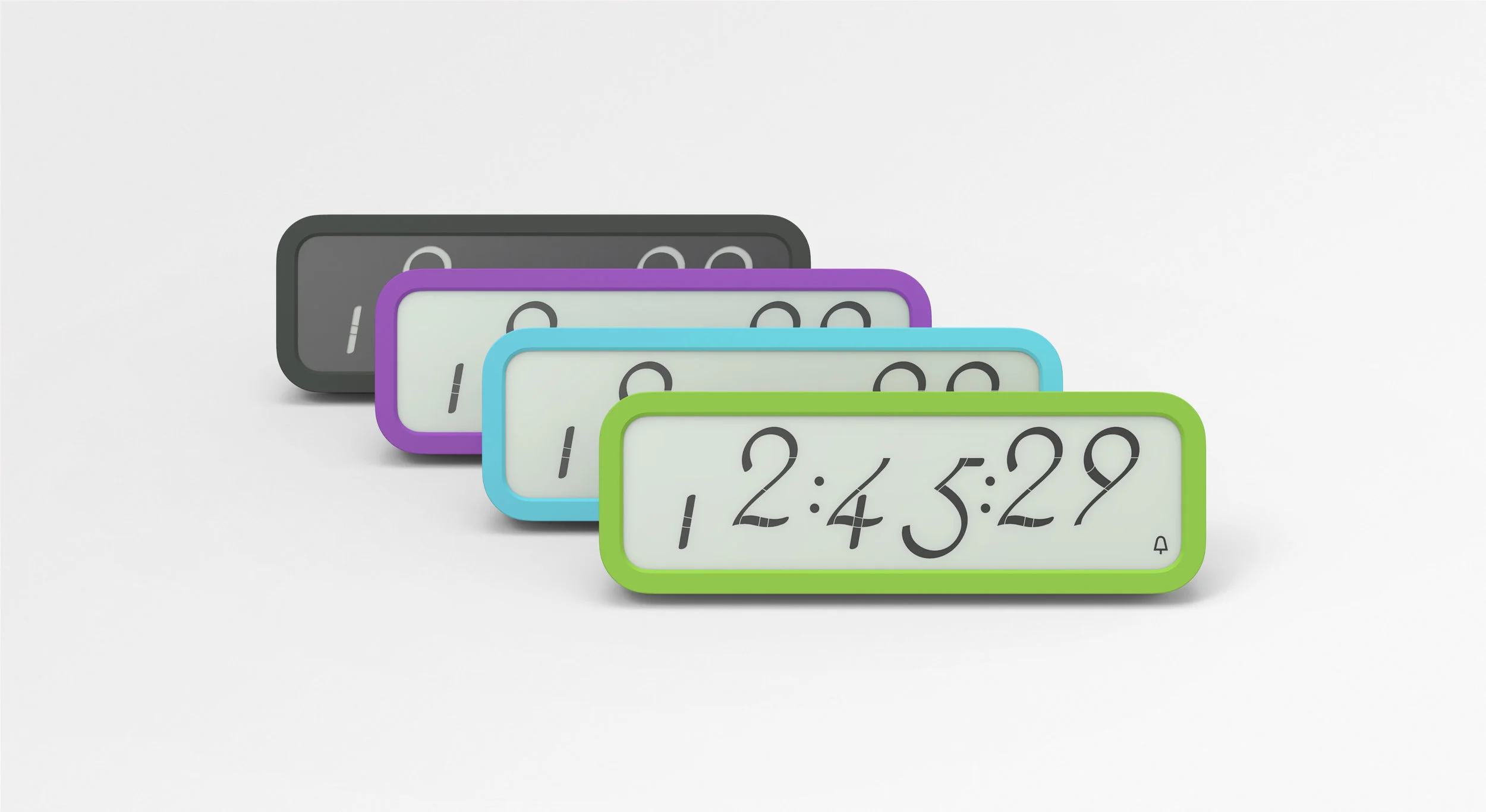 Script clock - designed by DesignWright for Lexon