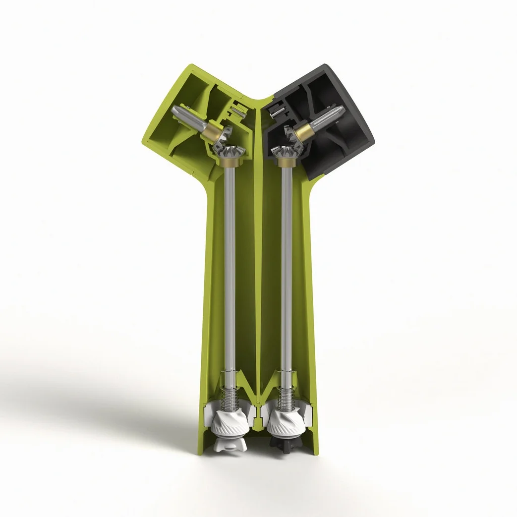 Y-Grinder salt & pepper mill - designed by DesignWright for Joseph Joseph