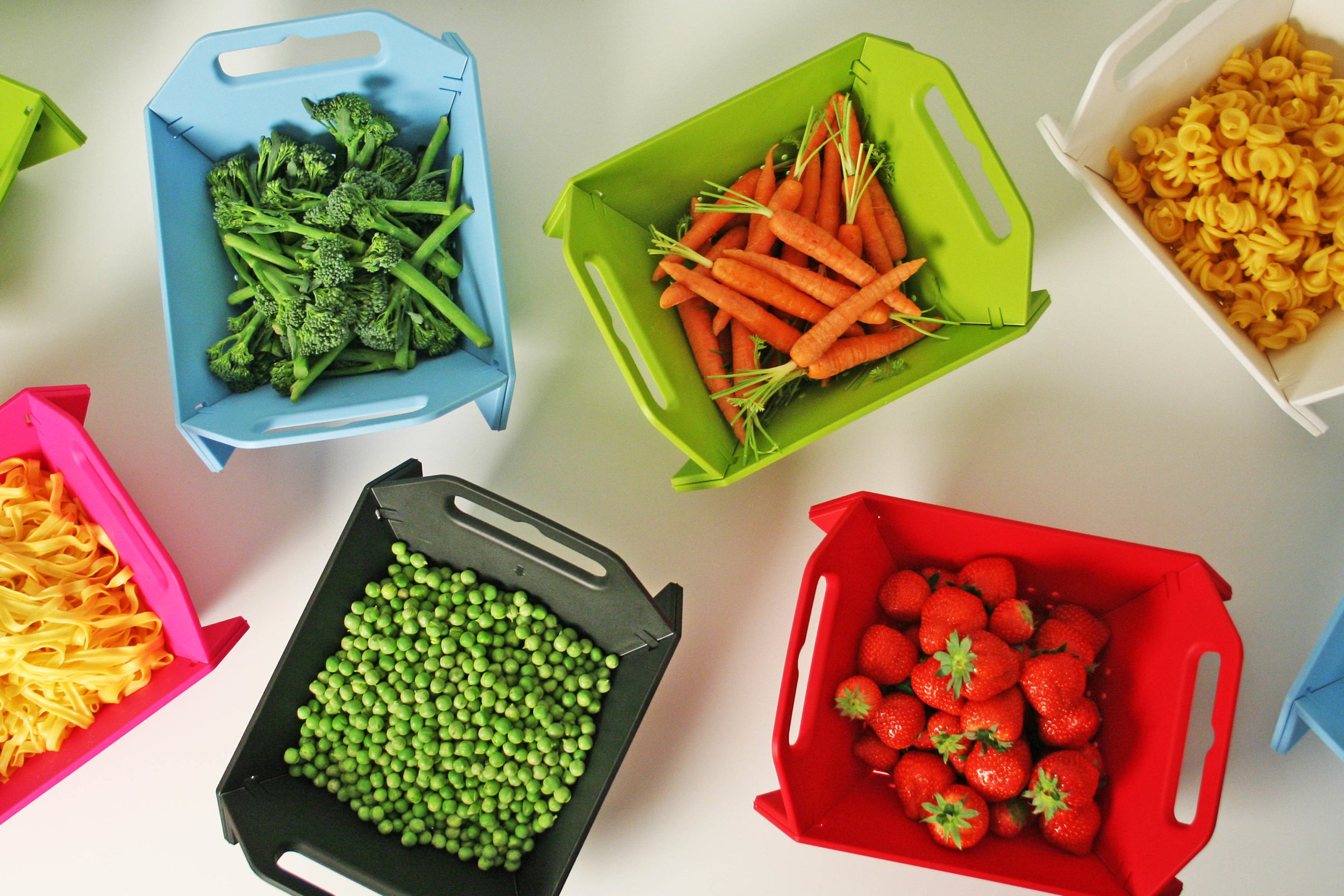 Folding colander - designed by DesignWright for Joseph Joseph