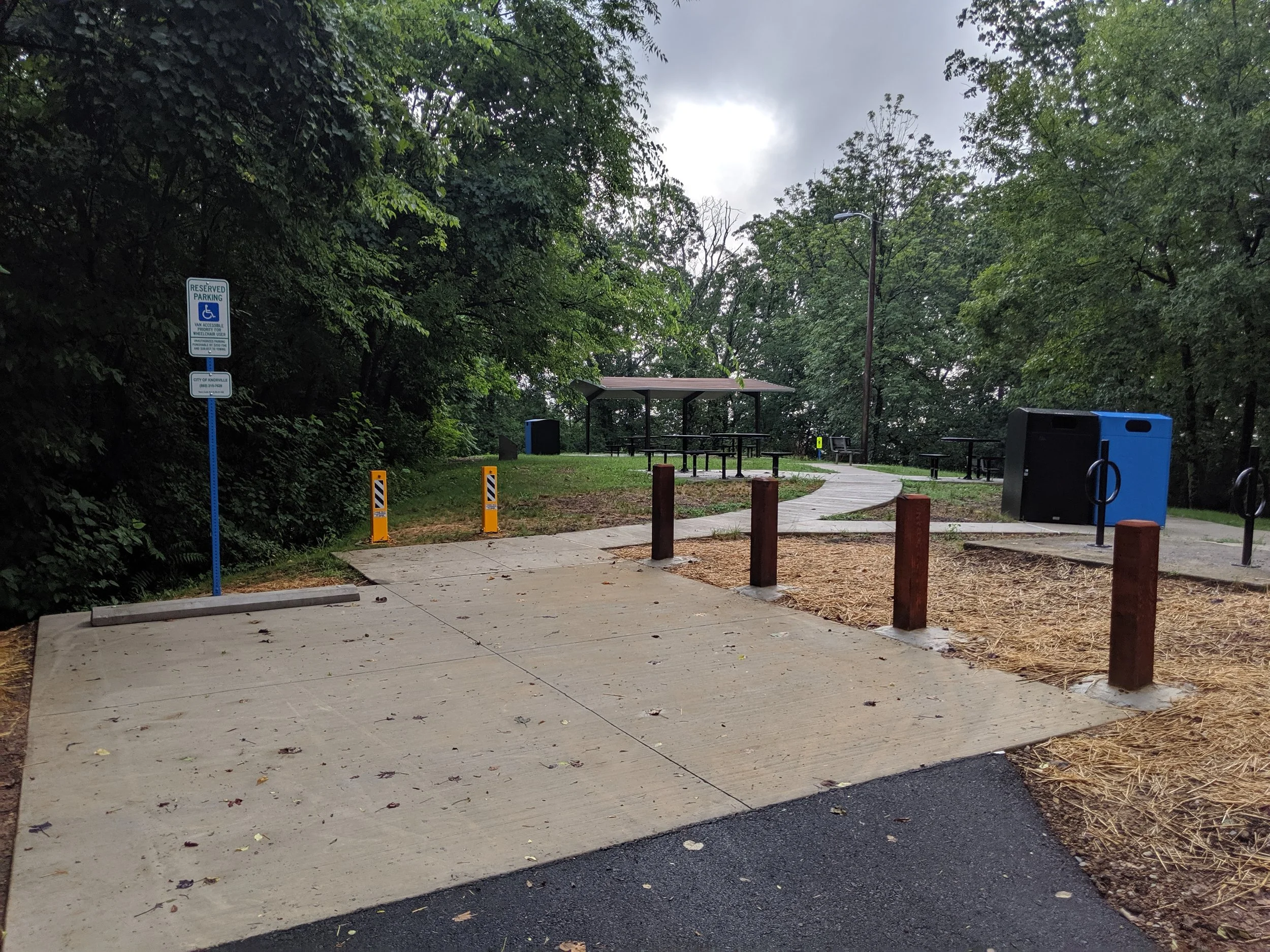 Parking area completed except for striping. — 7/12/19