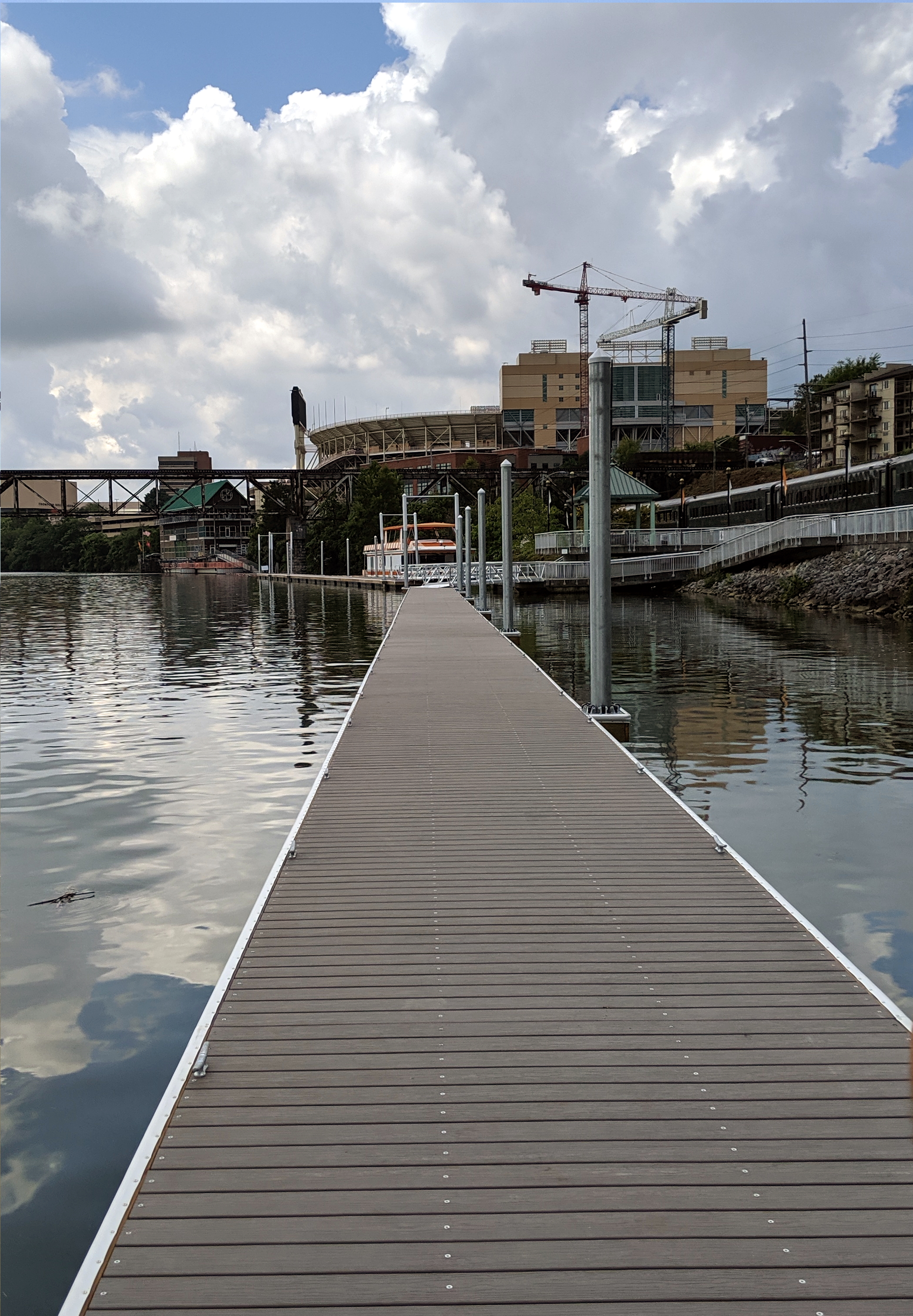 Downstream Pier after Construction